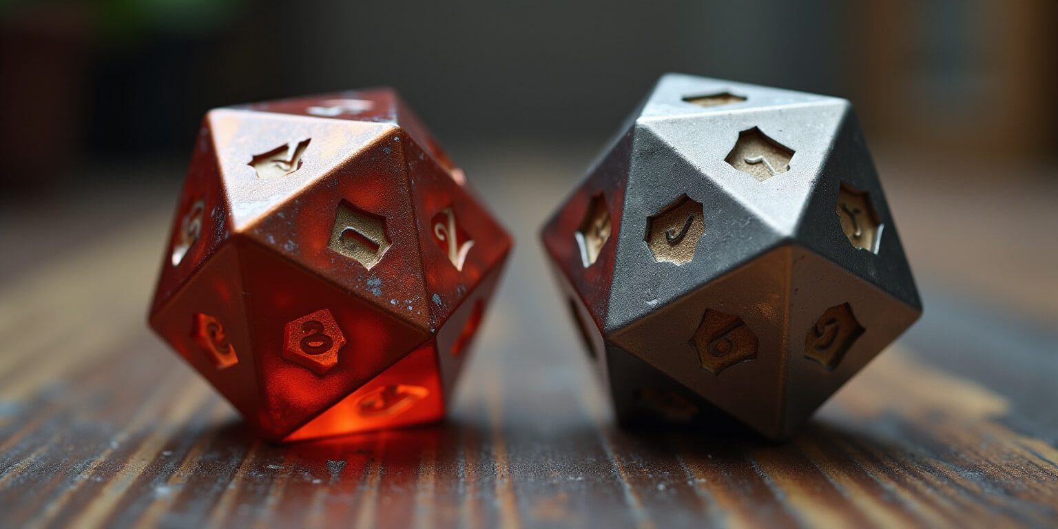 Resin vs. Metal Dice: Pros and Cons You Need to Know