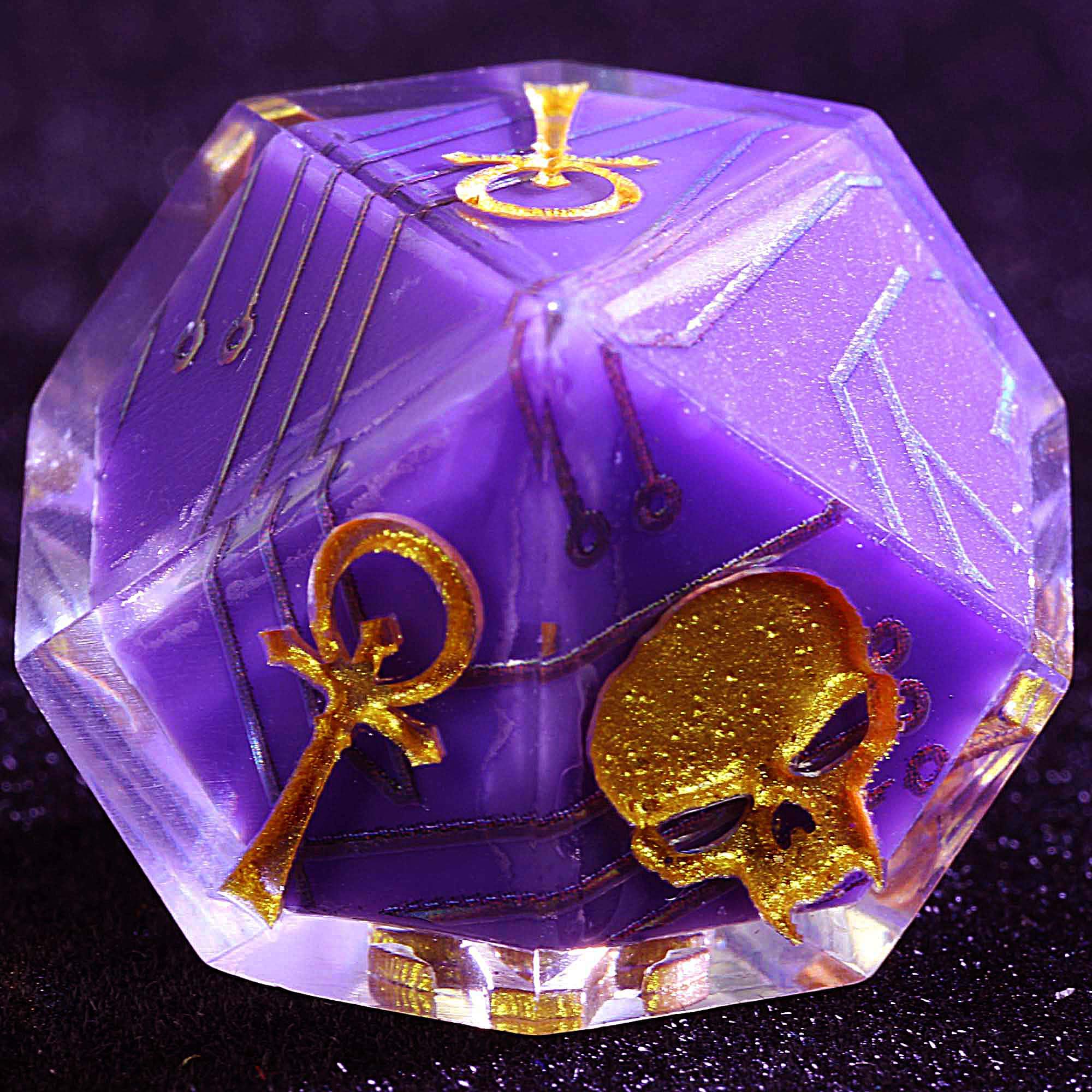 15 Polyhedral Resin Camarilla Dice WoD VtM Sets Waves