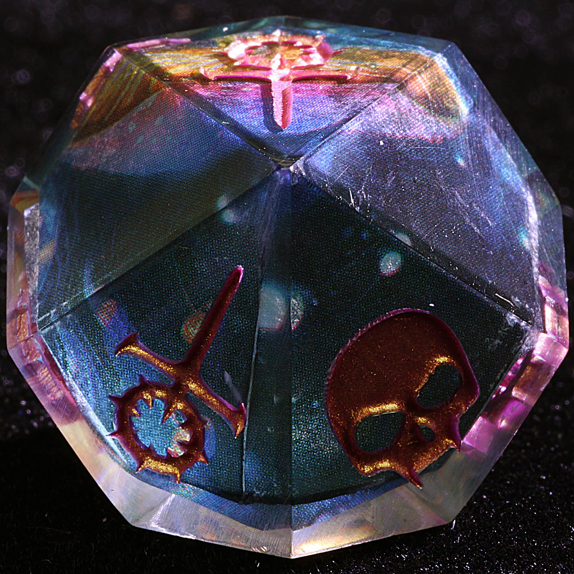 15 Polyhedral Resin Sabbat Sets WoD Dice VtM Sporeveil - Dice of Dragons