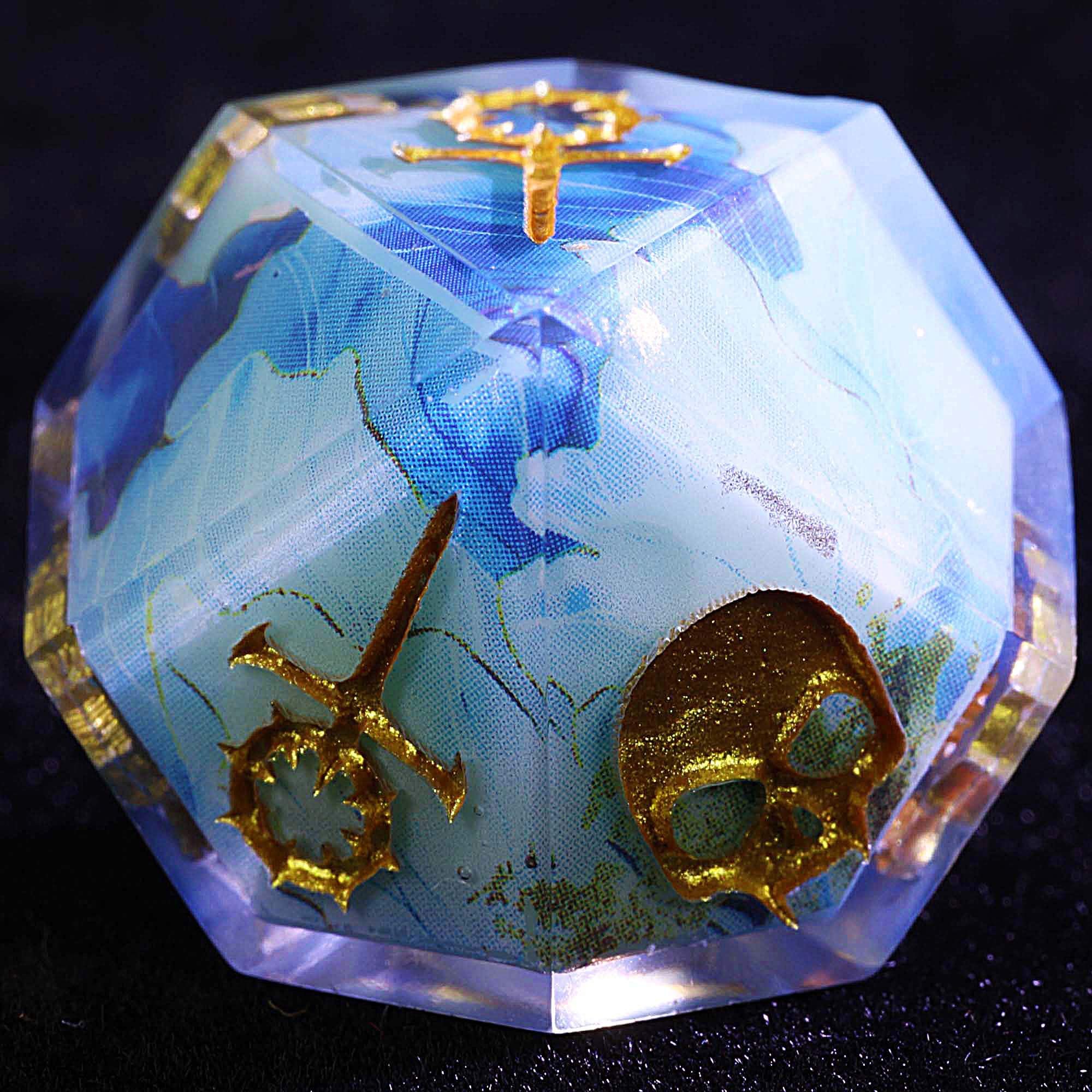 15 Polyhedral Resin Sabbat VtM Dice WoD Sets Fantasia