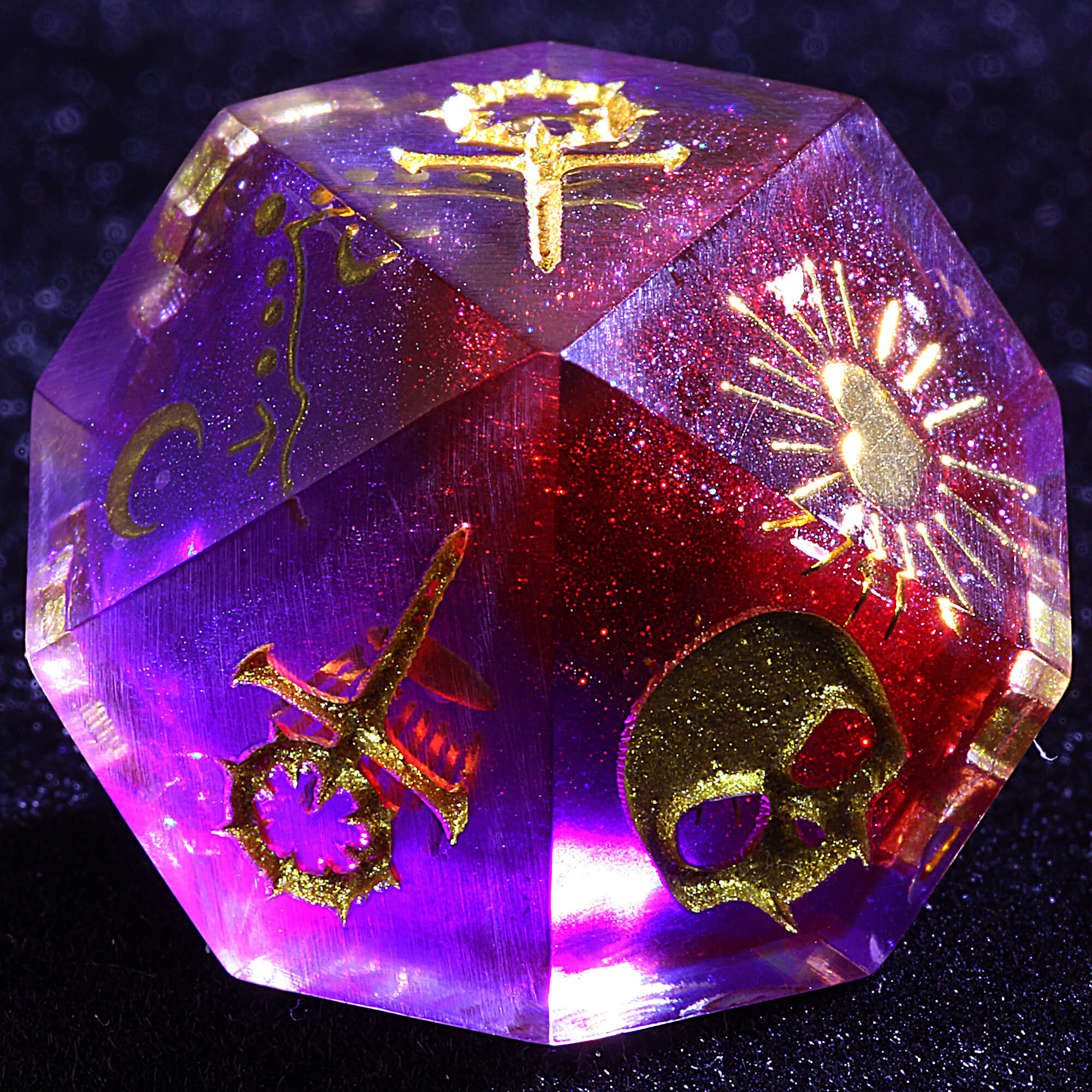 15 Polyhedral Resin Sabbat VtM Sets WoD Dice Celestial Anarchy - Dice of Dragons