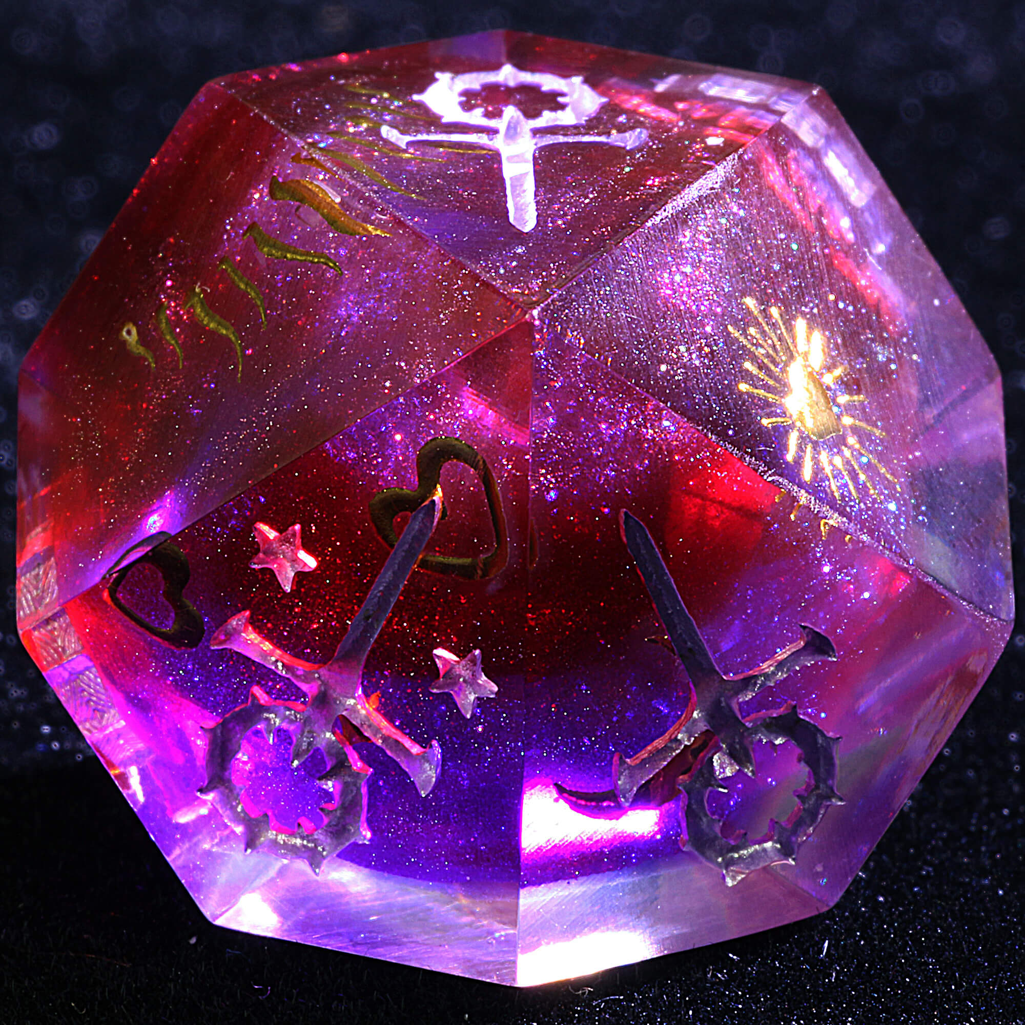 15 Polyhedral Resin Sabbat VtM Sets WoD Dice Celestial Anarchy - Dice of Dragons