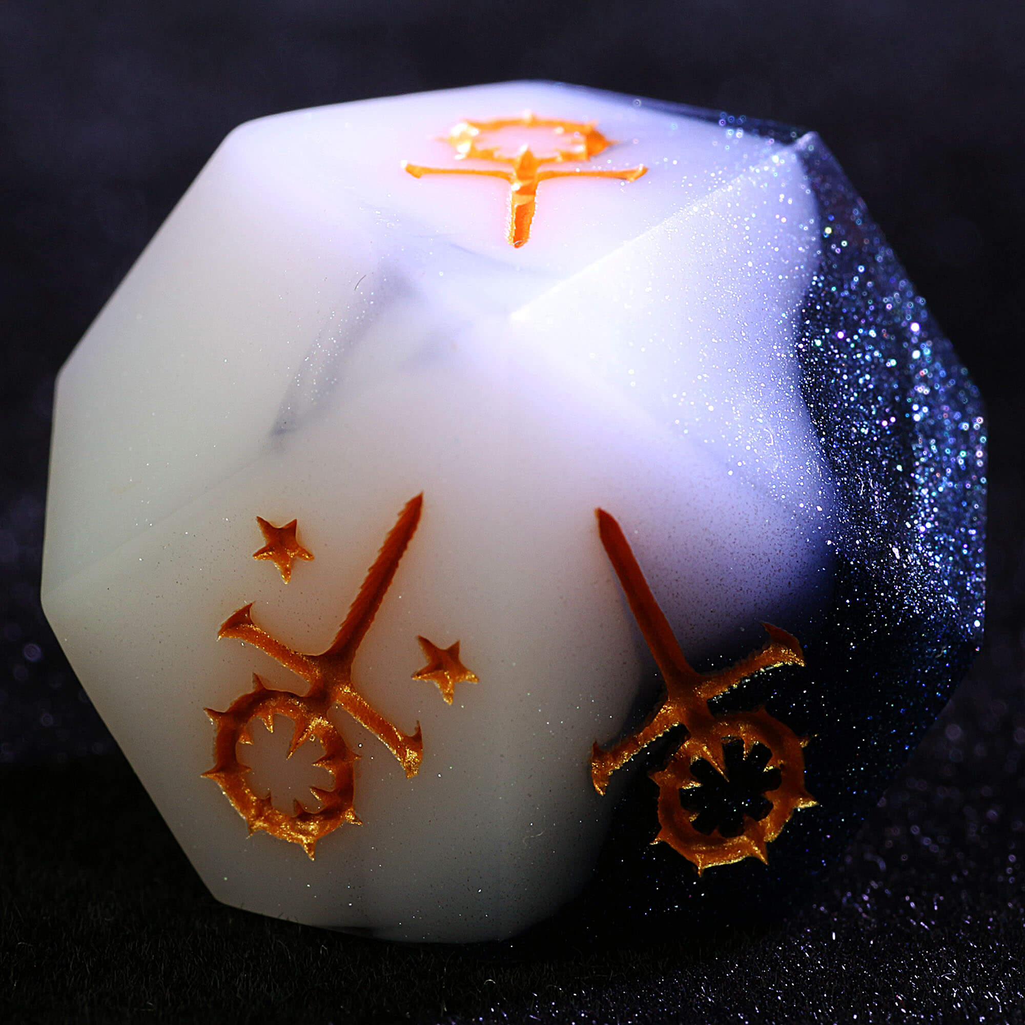 15 Polyhedral Resin Sabbat WoD Set Dice VtM Dogma Edge - Dice of Dragons