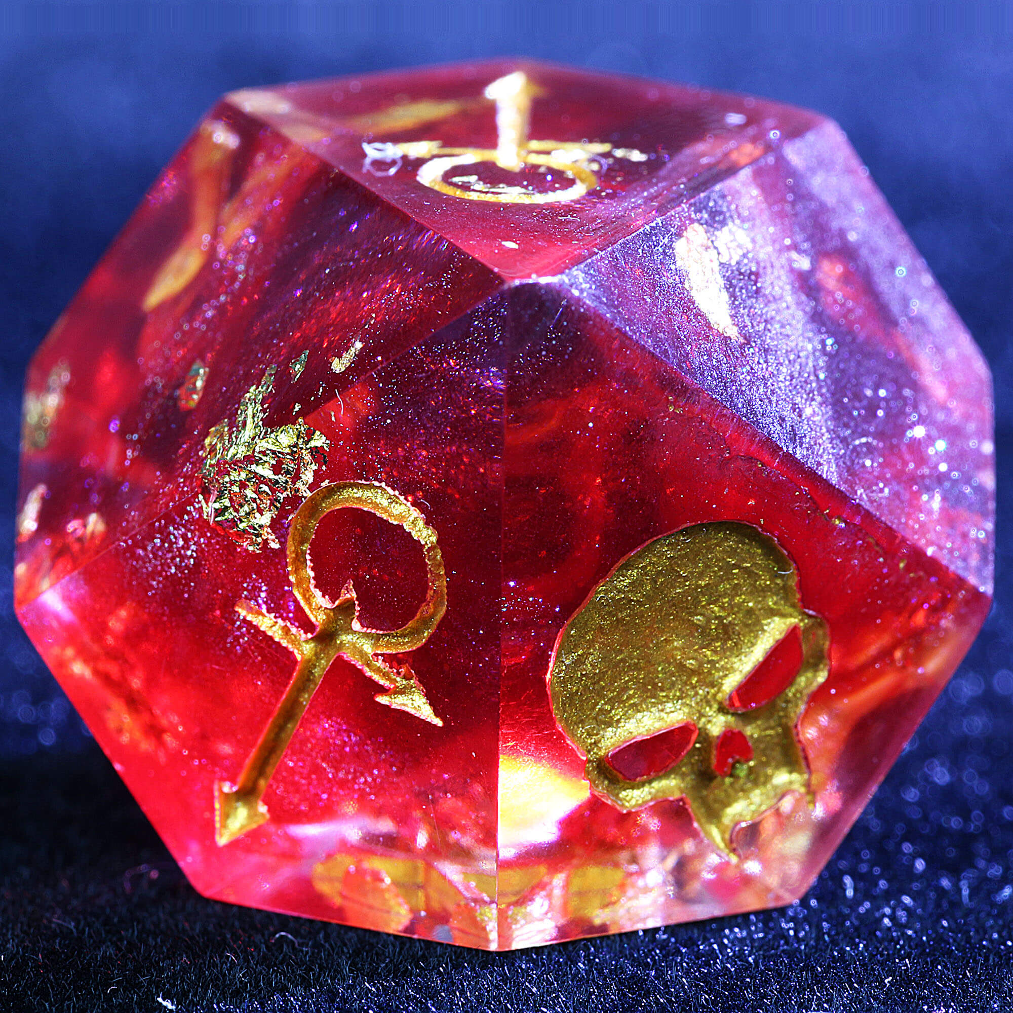 15 Polyhedral Resin Anarch VtM WoD Set of Dice Revolution Dawn - Dice of Dragons