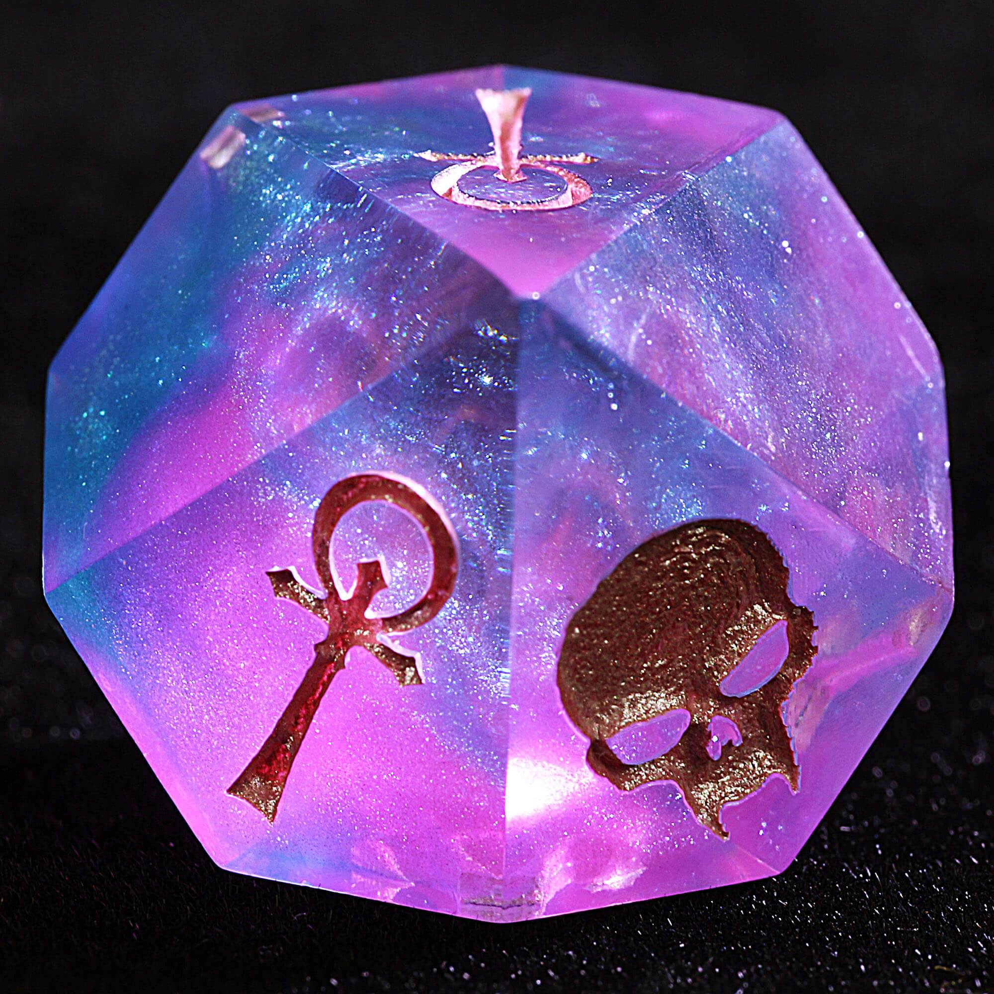 15 Polyhedral Resin Camarilla WoD VtM Sets Dice Gilded Masquerade - Dice of Dragons