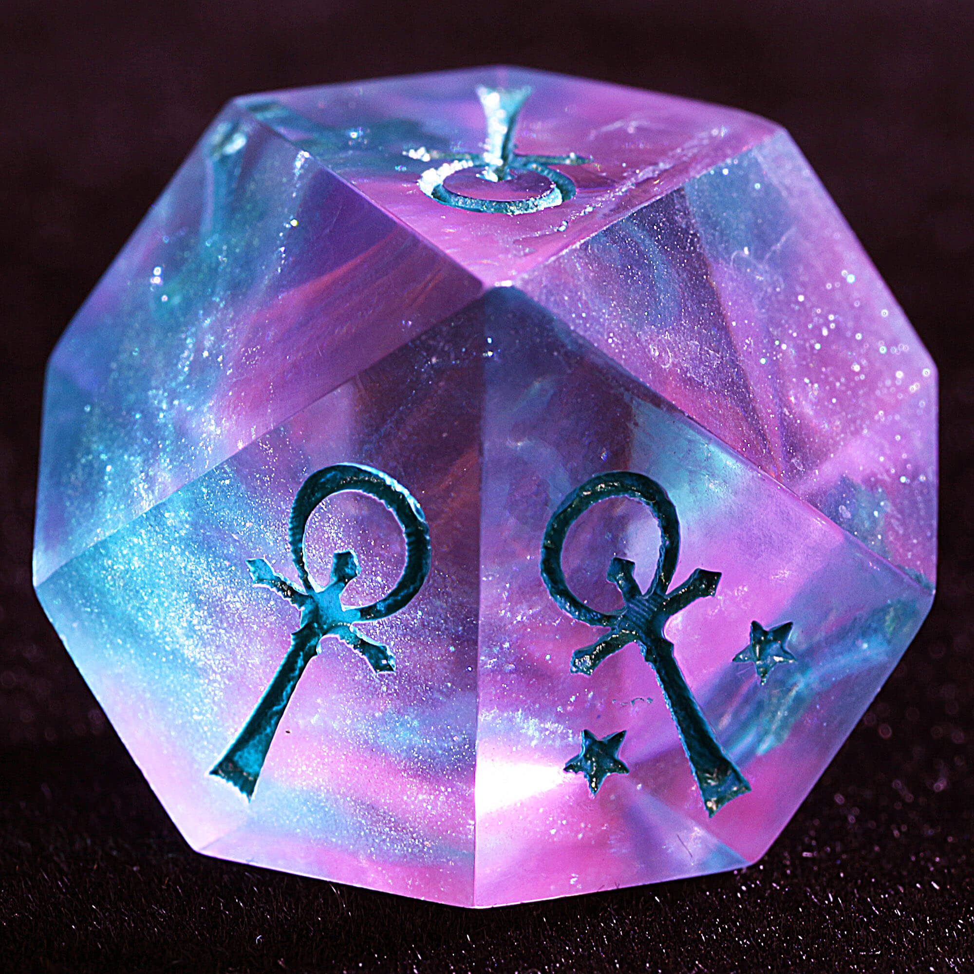 15 Polyhedral Resin Camarilla WoD VtM Sets Dice Gilded Masquerade - Dice of Dragons