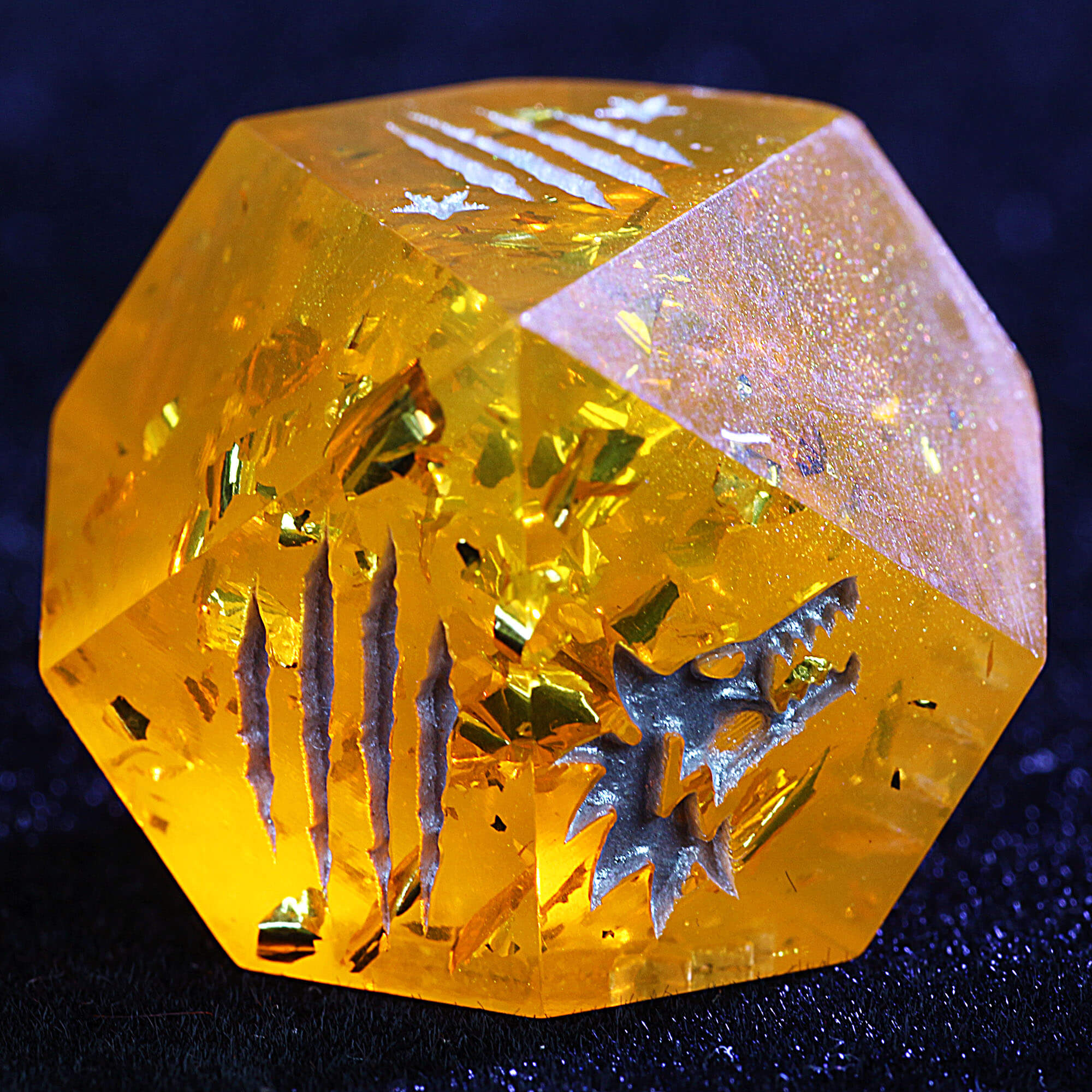 15 Polyhedral Resin WtA Dice Set WoD Twilight Hunt - Dice of Dragons