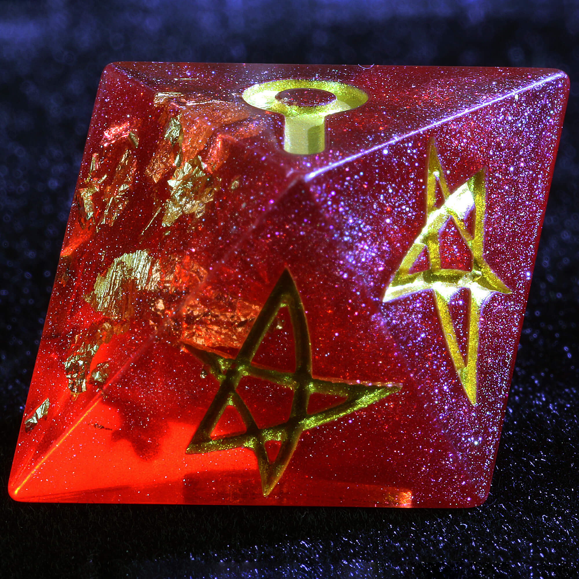 5 Polyhedral Resin Mansions of Madness Dice Set MoM Eldritch Nebula