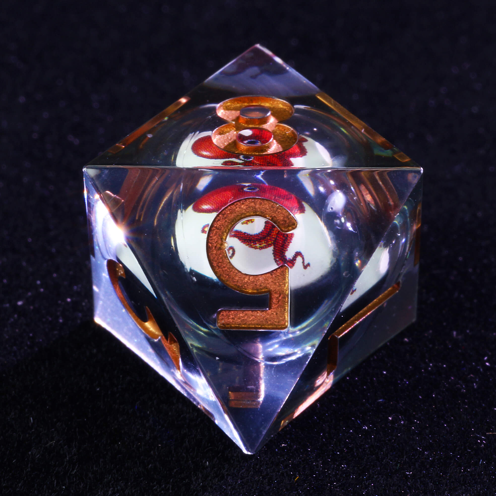 7 Polyhedral Octopus Liquid Core DD Dice Set - Dice of Dragons