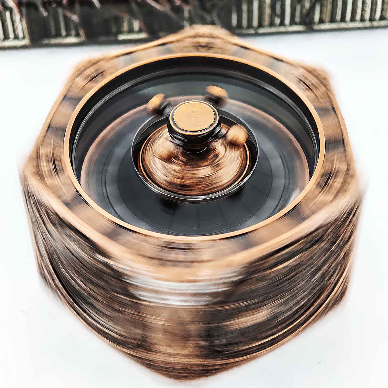 7 in 1 Odin and the Raven Bat Cthulhu Dragon Metal DnD Roulette Wheel Dice 8-sided - Dice of Dragons