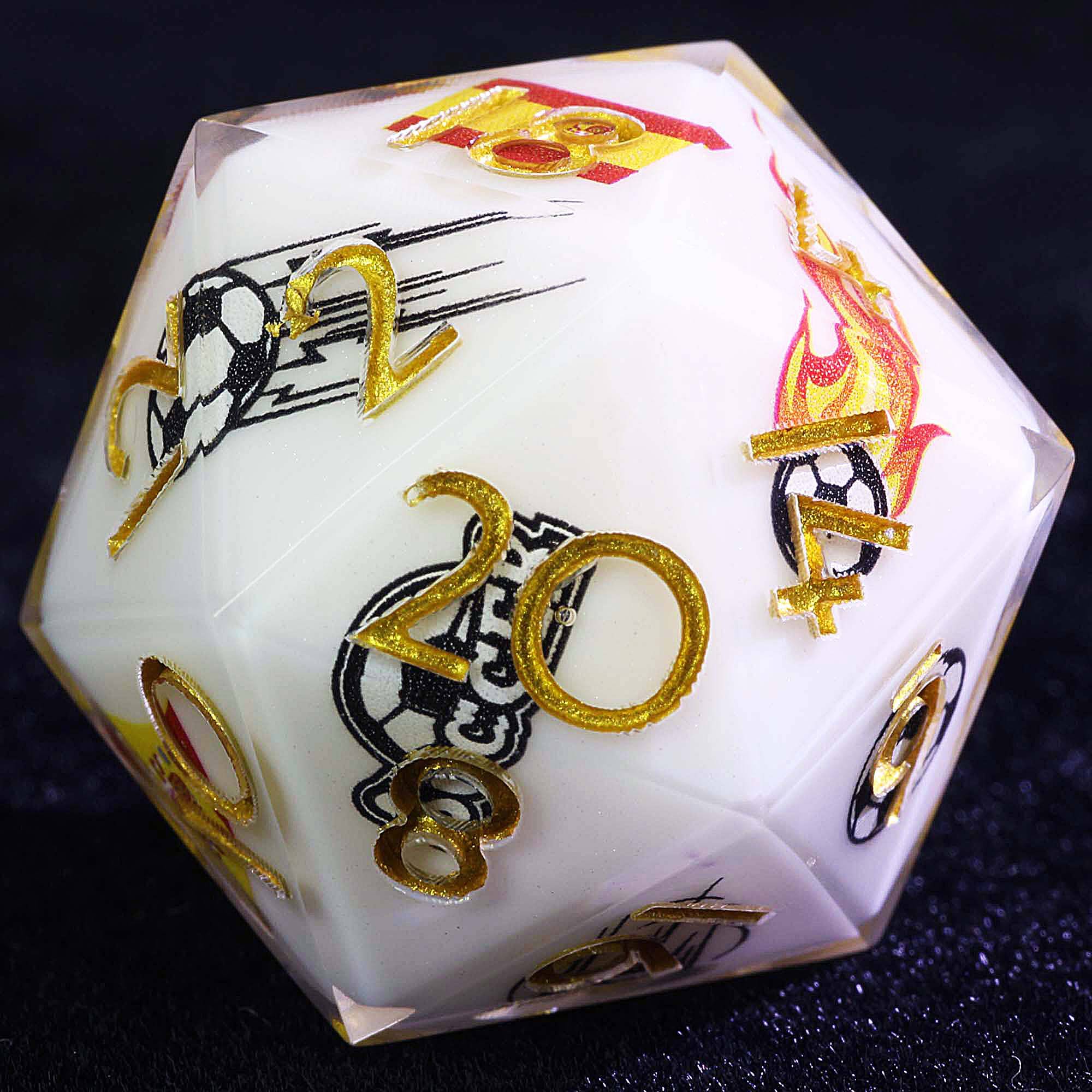 9 Football Sets D&D Dice Soccer Spain - Dice of Dragons