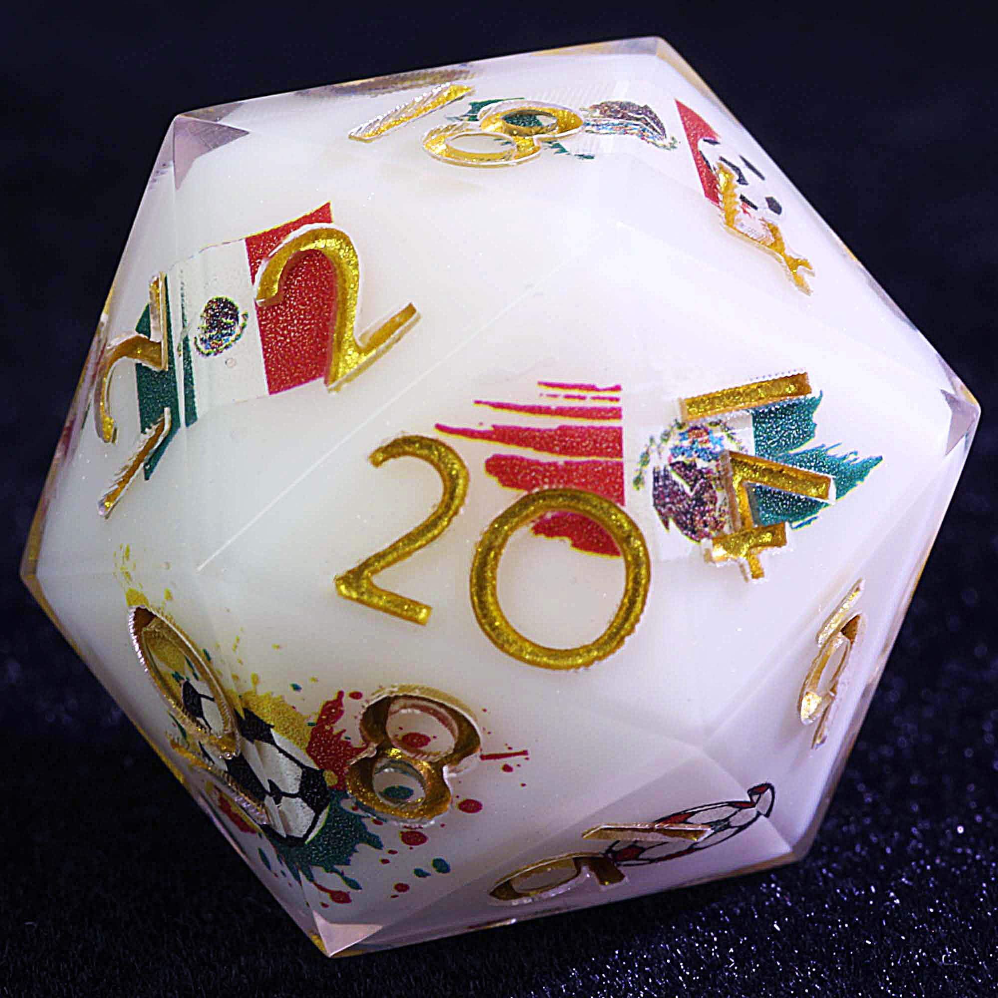 9 Football Set of DD Dice Soccer Mexico