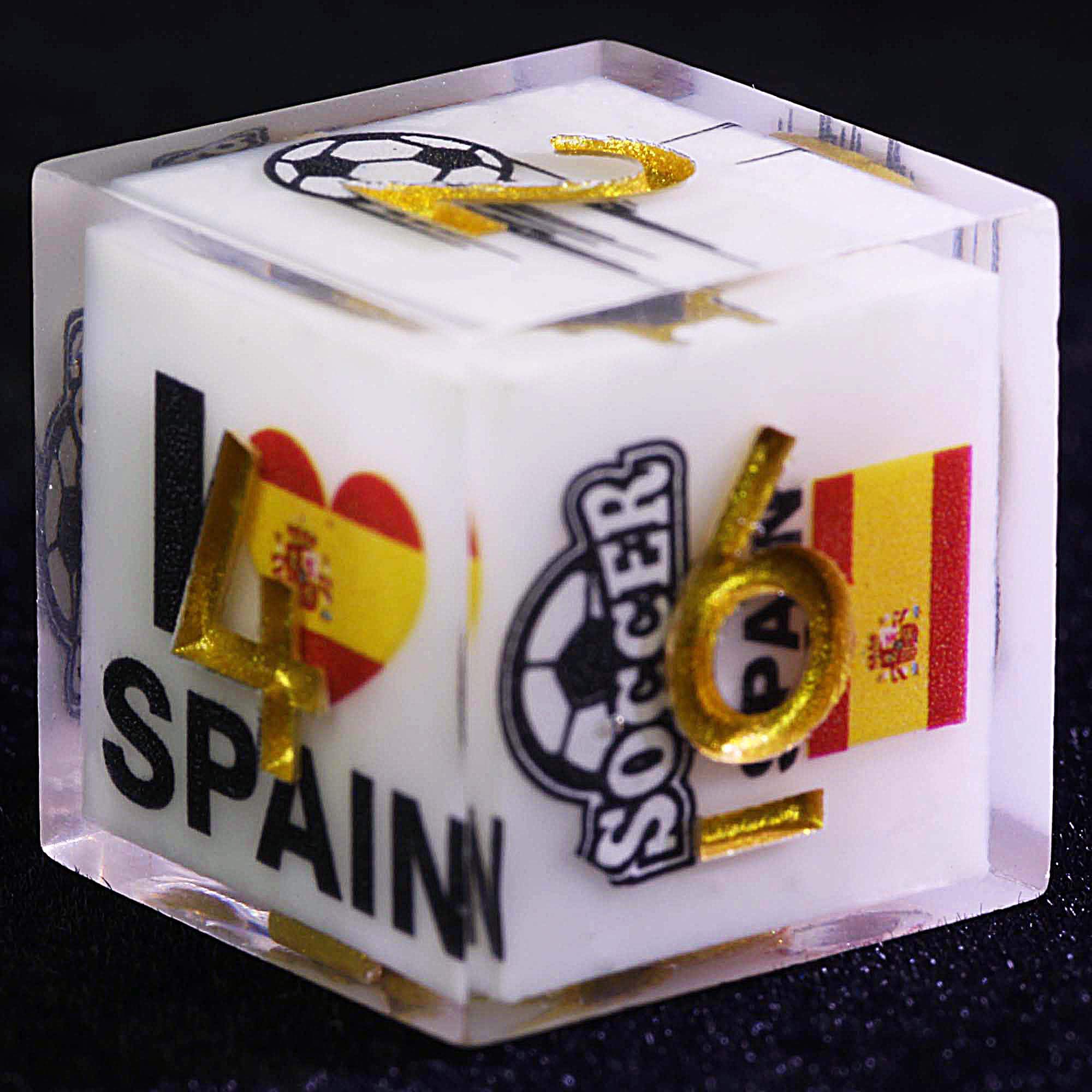 9 Football Sets D&D Dice Soccer Spain - Dice of Dragons