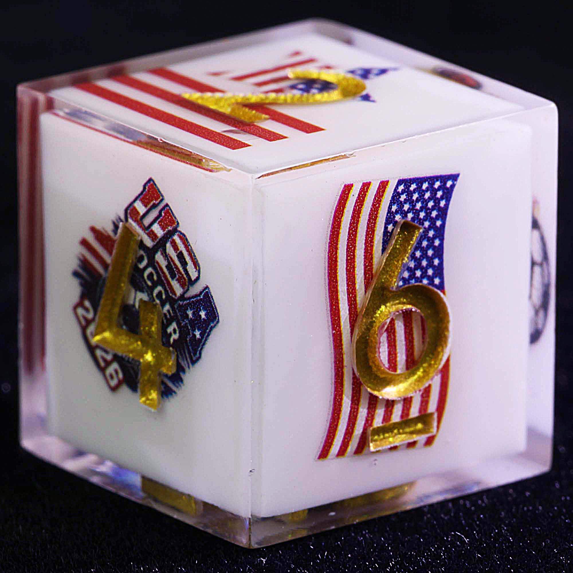 9 Football Sets of D and D Dice Soccer United States