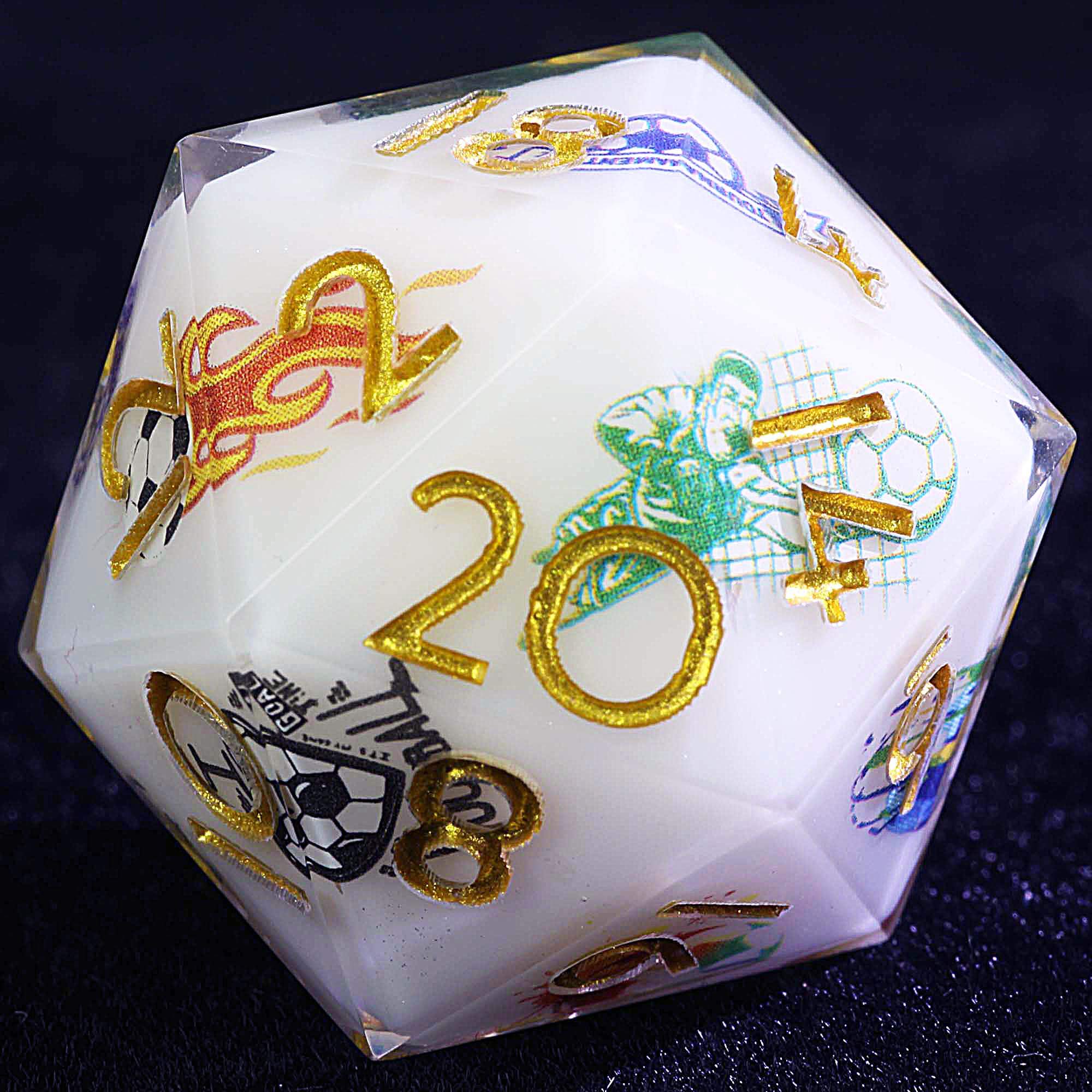 9 Football Dice Set DD Soccer Knockout Stage - Dice of Dragons