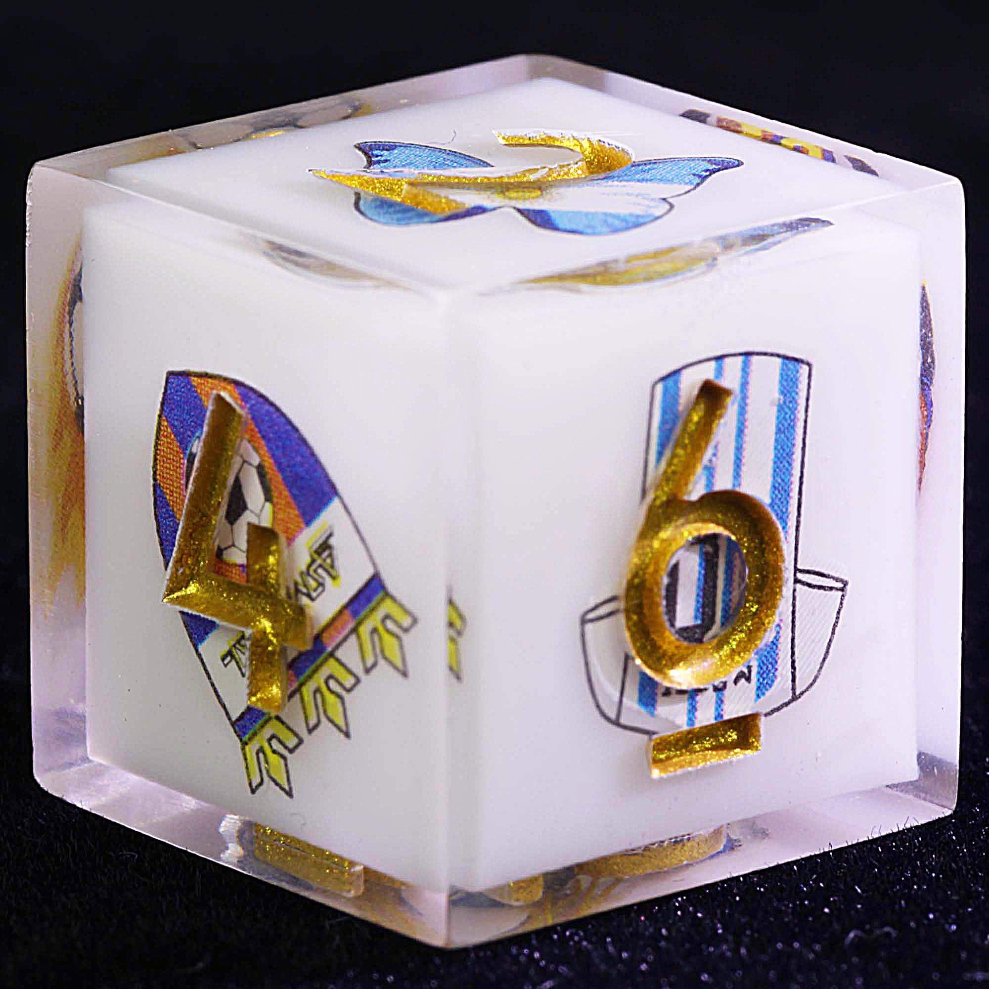 9 Football Dice Set D&D Soccer Team Kit - Dice of Dragons