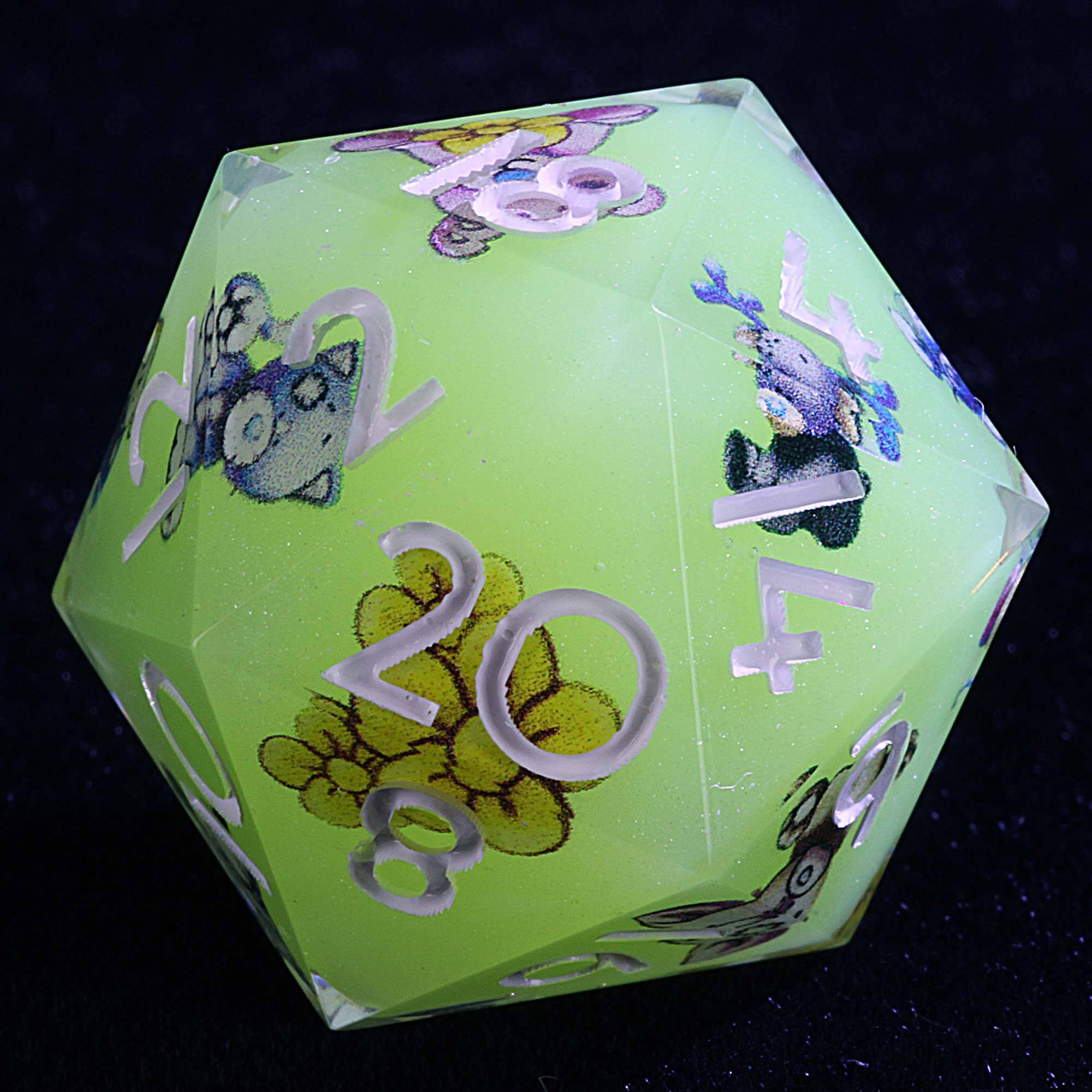 9 Polyhedral D and D Sets of Dice Hope Sprout Farm - Dice of Dragons