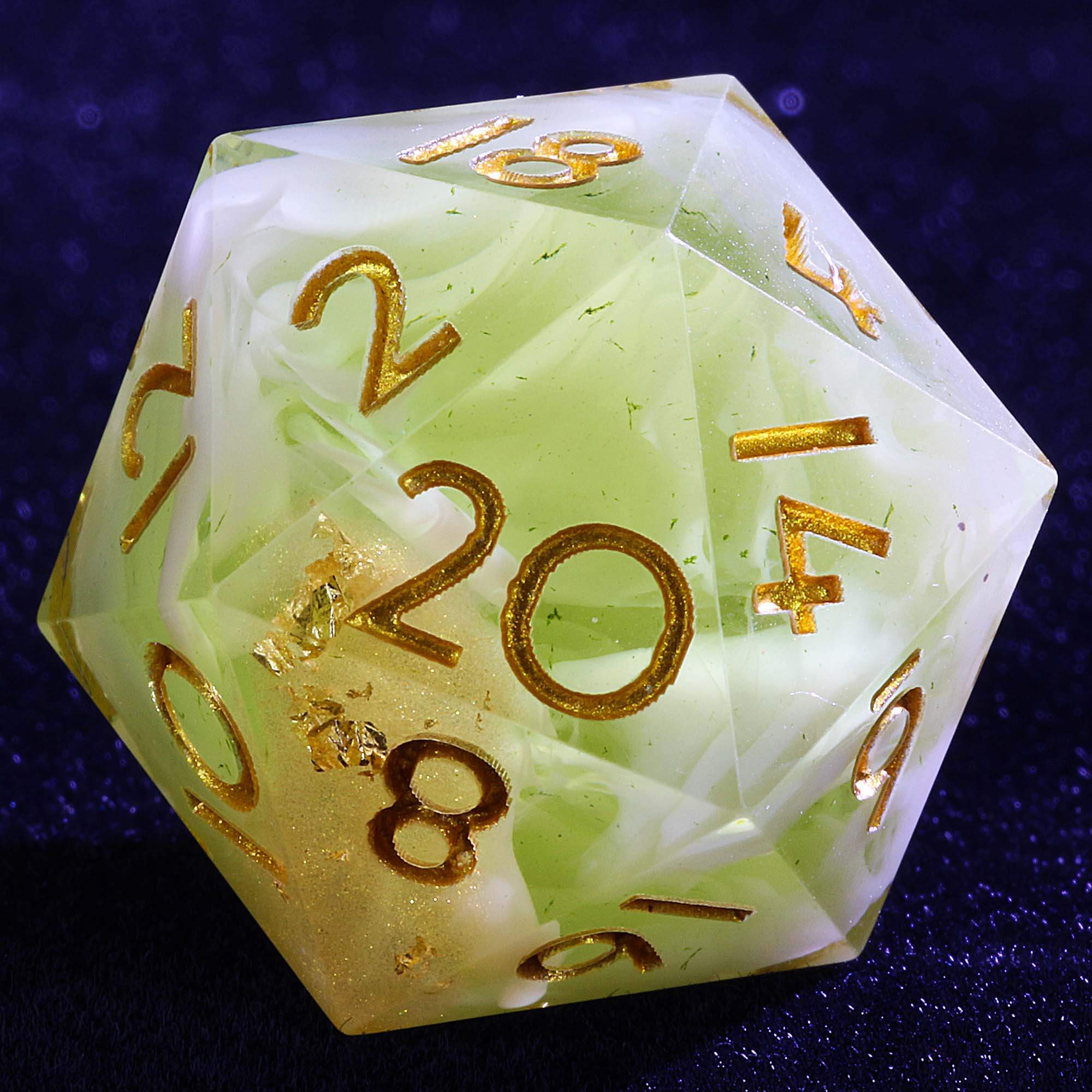 9 Polyhedral Set DD Dice Golden Pastoral - Dice of Dragons