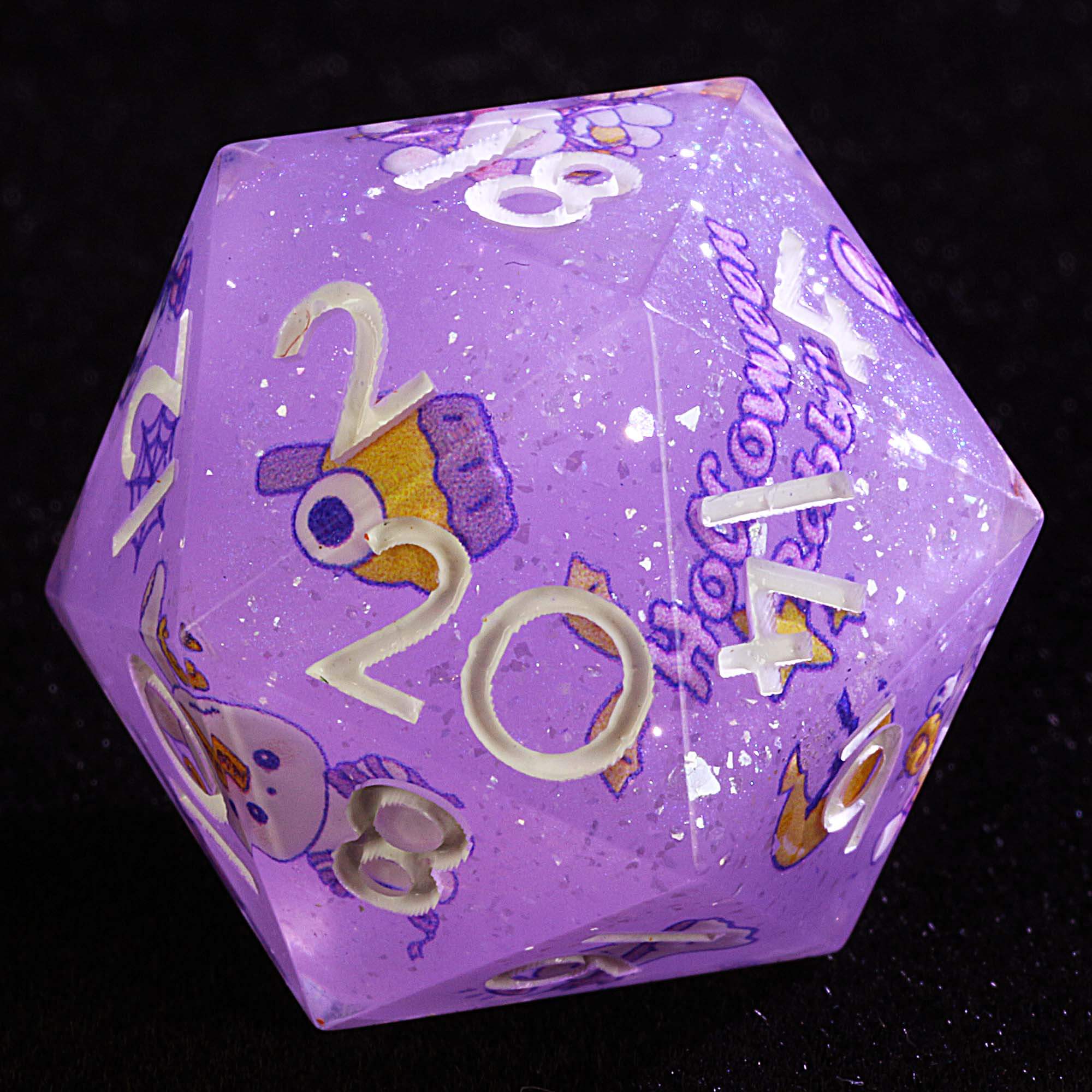 9 Polyhedral Set Dice D and D Spooky Cuties Moonlight - Dice of Dragons