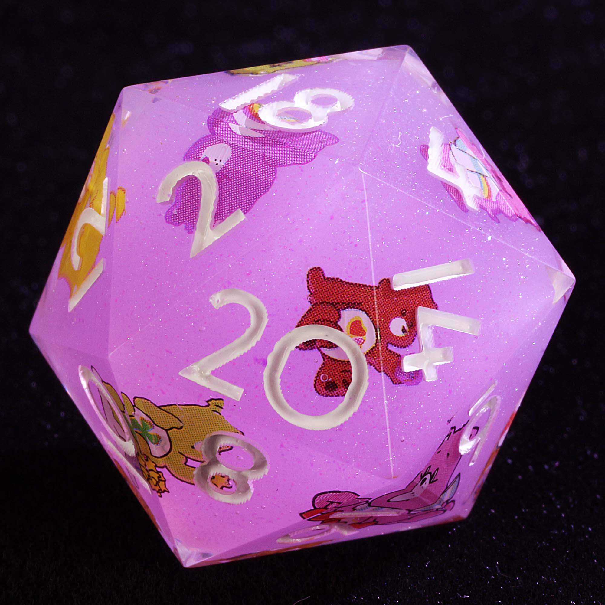9 Polyhedral Sets of Dice DD Bear's Honey Party - Dice of Dragons