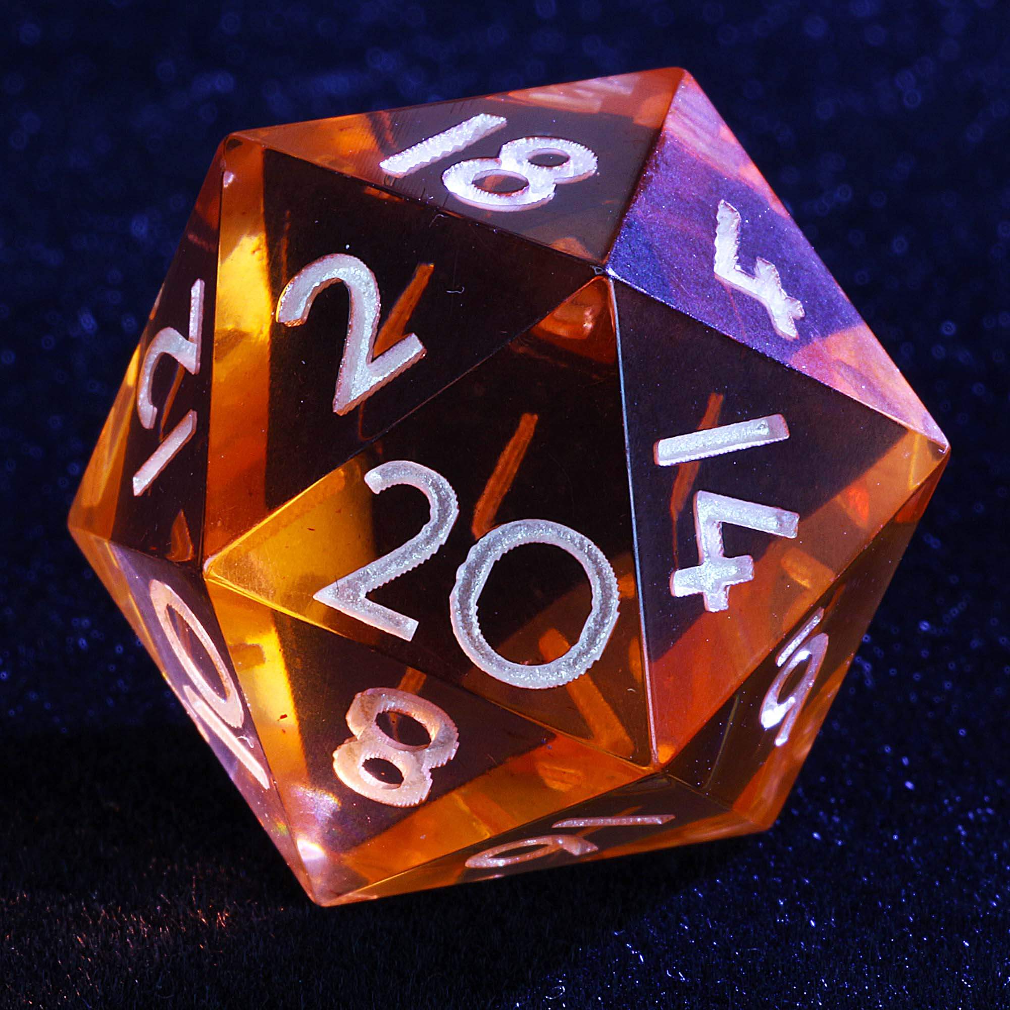 9 Polyhedral Set of Dice DnD Aurora Borealis - Dice of Dragons