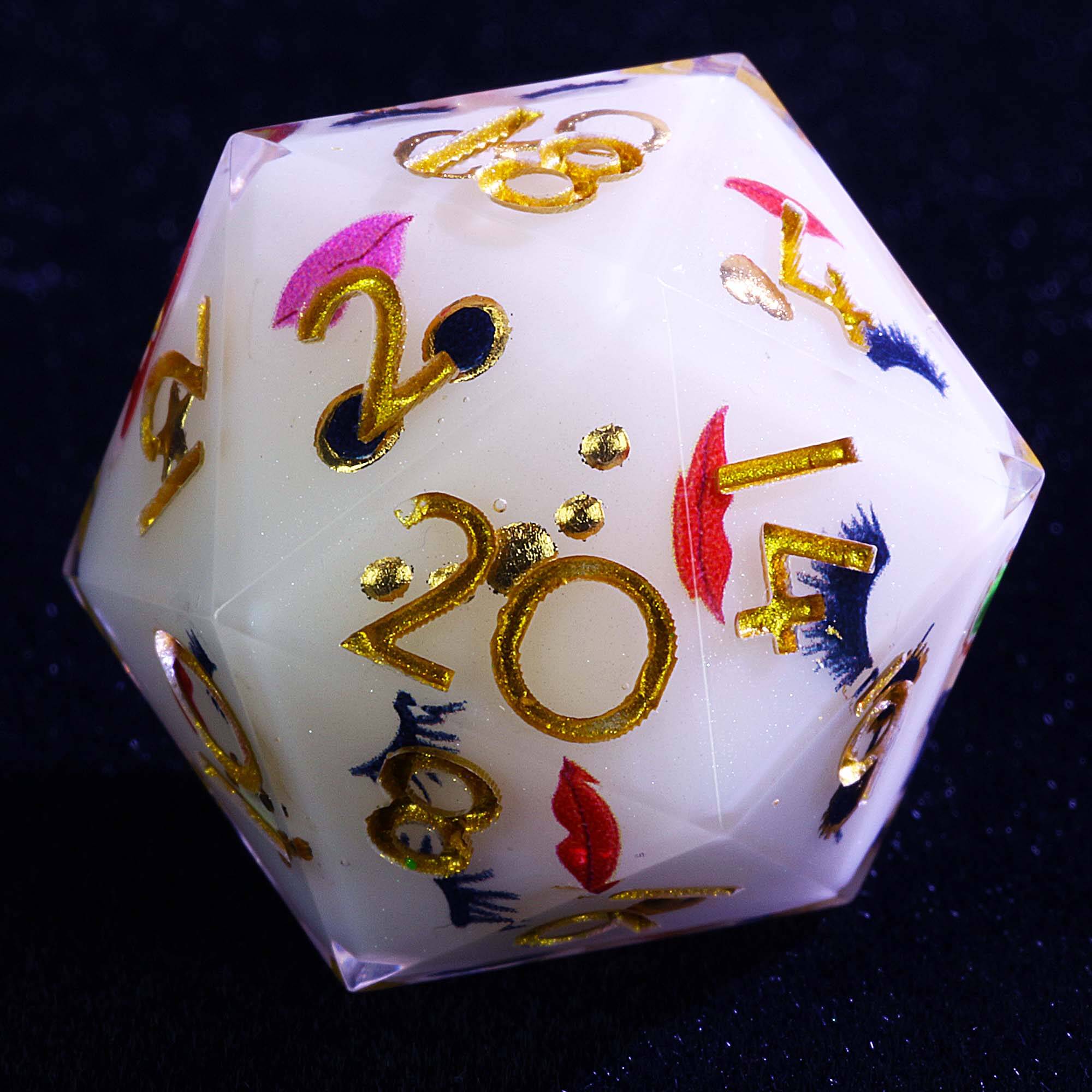 9 Polyhedral Set of Dice D&D Rouge Club - Dice of Dragons