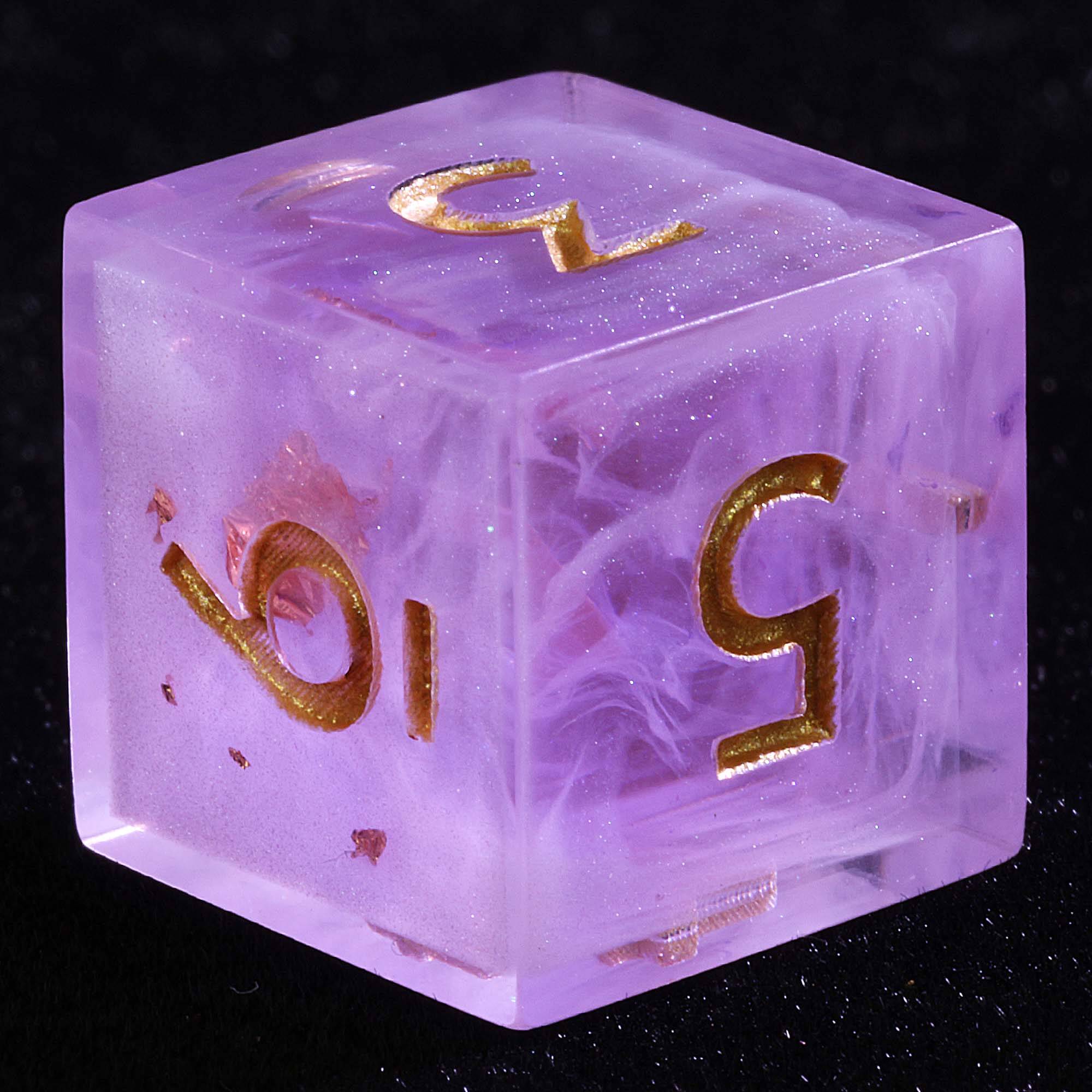 9 Polyhedral Set D and D Dice Mystic Veil - Dice of Dragons