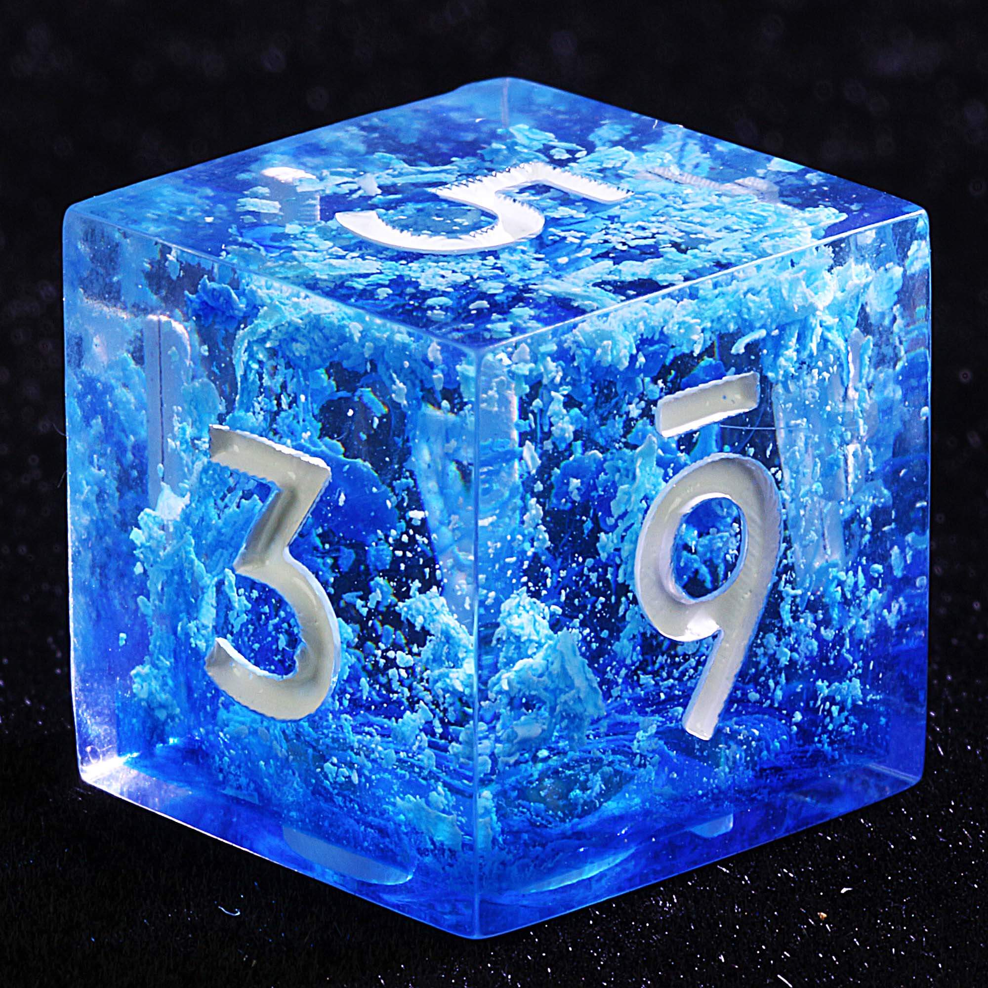 9 Polyhedral Sets of DD Dice Frozen Fracture - Dice of Dragons
