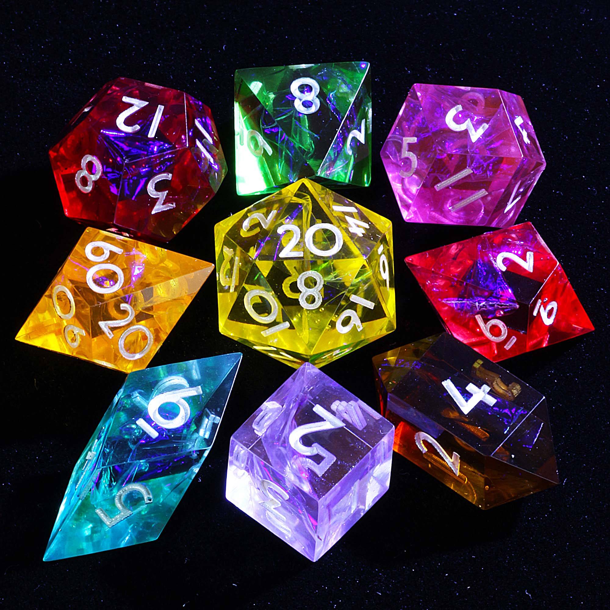 9 Polyhedral DD Dice Set Plane Devourer Prison - Dice of Dragons