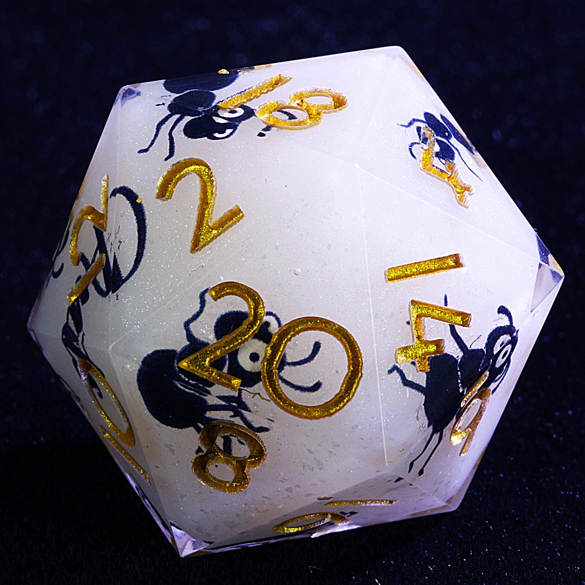9 Polyhedral Dice Set DD Acid Tide in Underdark - Dice of Dragons