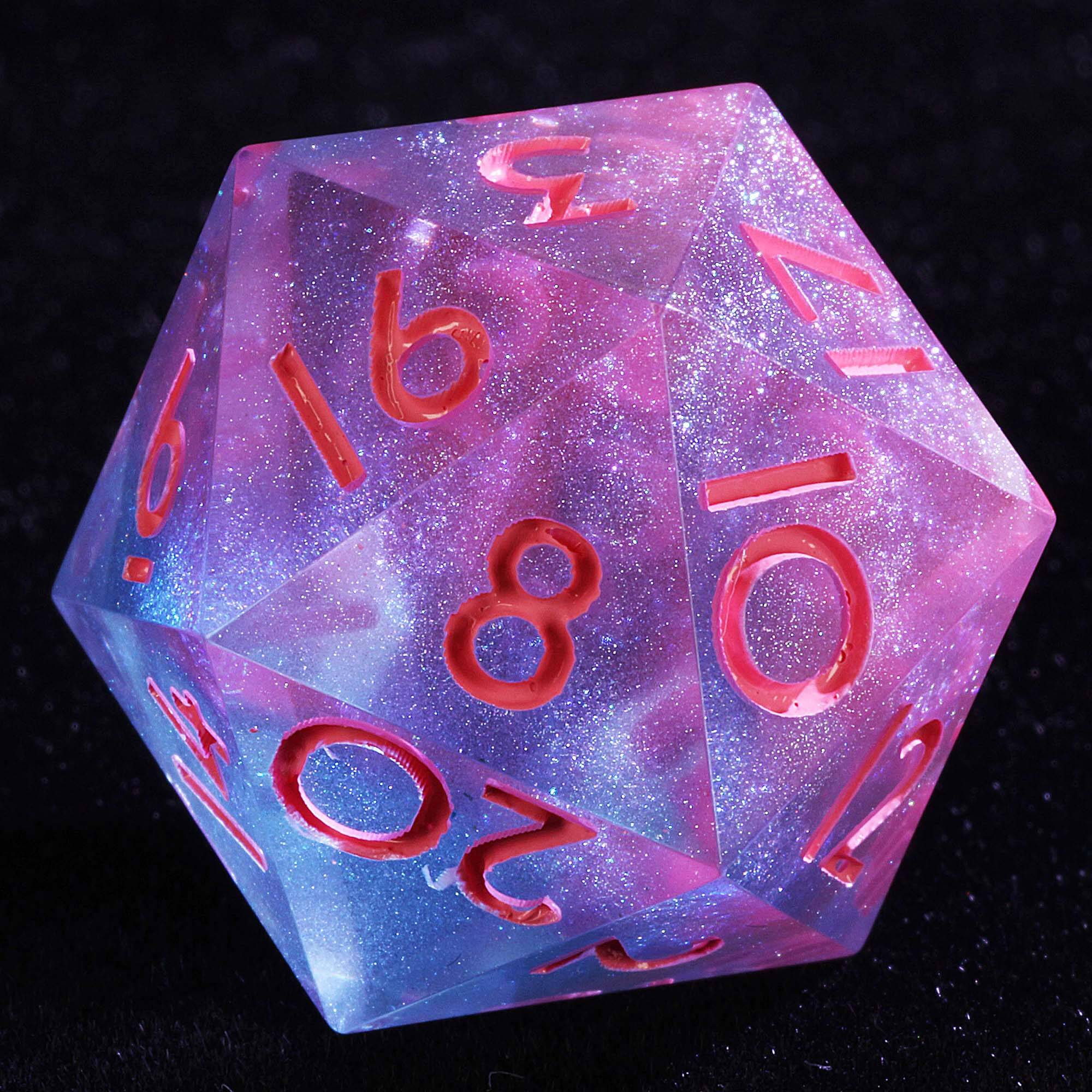 9 Polyhedral Dice Set D&D Breath of Rainbow Wyrmling - Dice of Dragons