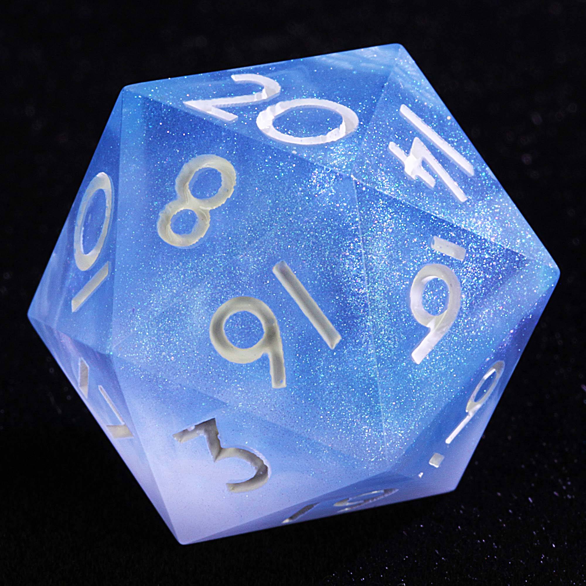 9 Polyhedral Dice Set DnD First Snow of Star Dragonborn - Dice of Dragons