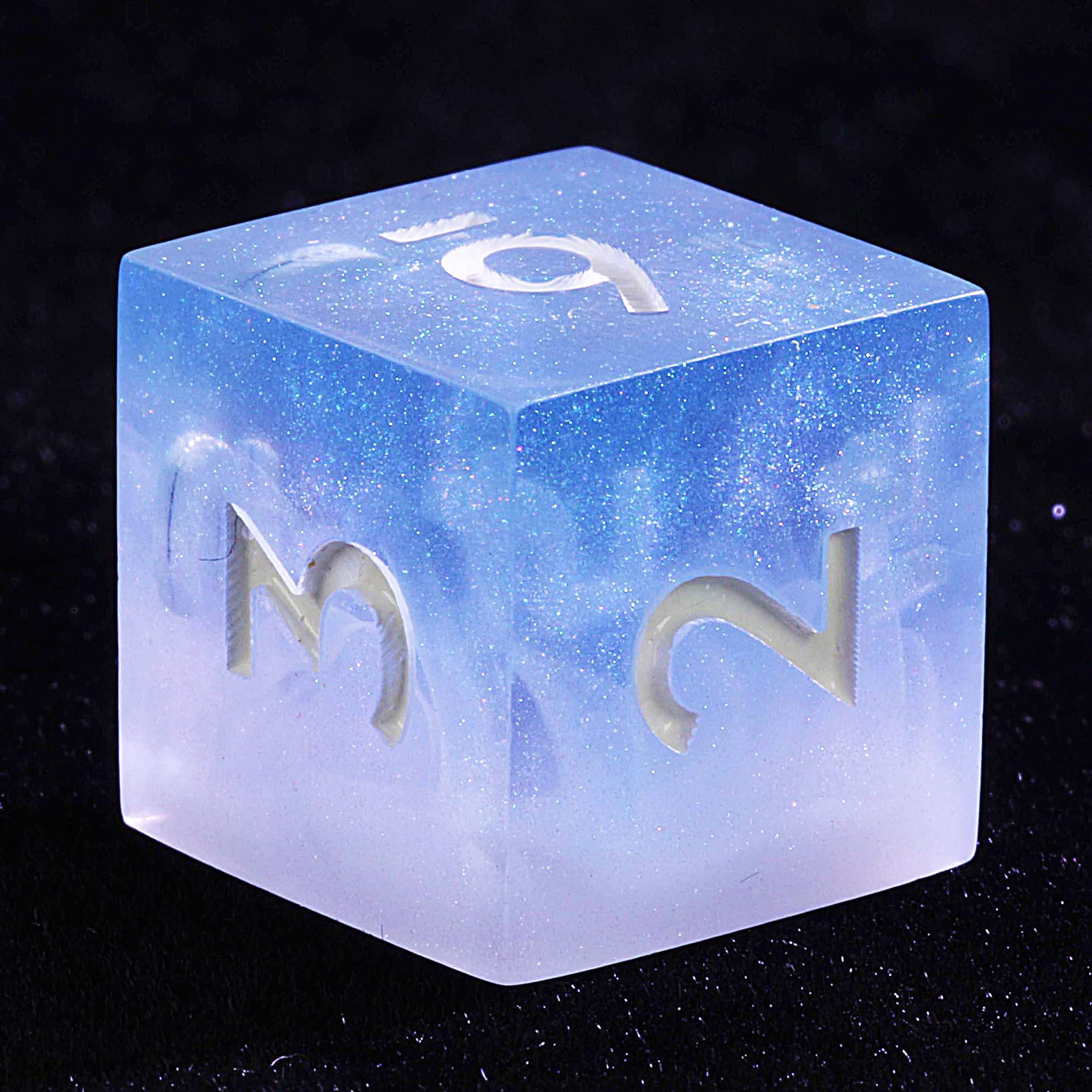 9 Polyhedral Dice Set DnD First Snow of Star Dragonborn - Dice of Dragons