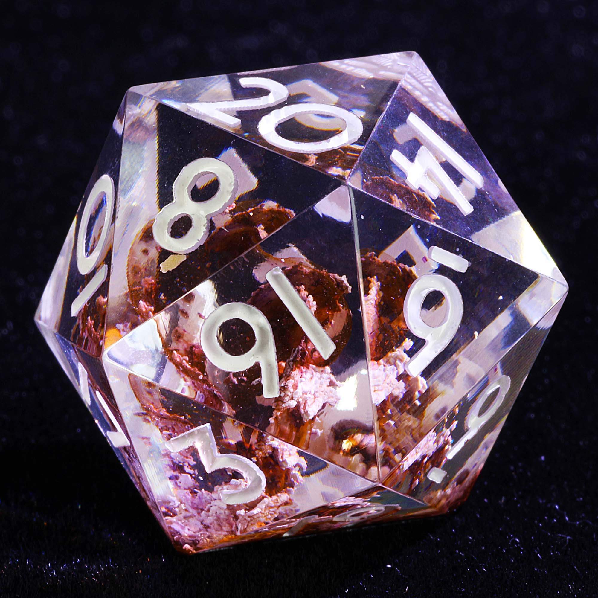 9 Polyhedral Dice D&D Sets Caramel Alchemy - Dice of Dragons