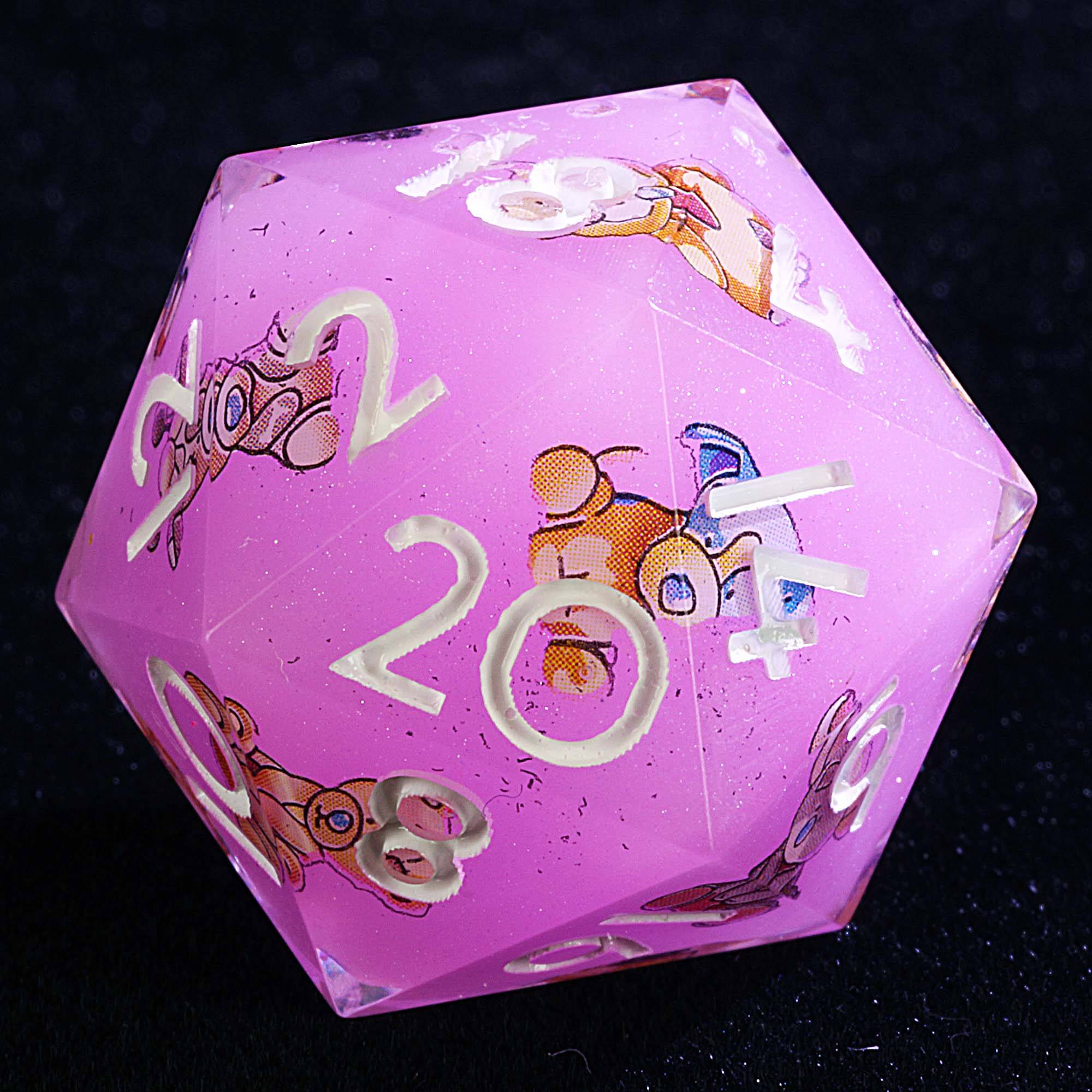 9 Polyhedral Dice DnD Set Little Cloud Therapy - Dice of Dragons