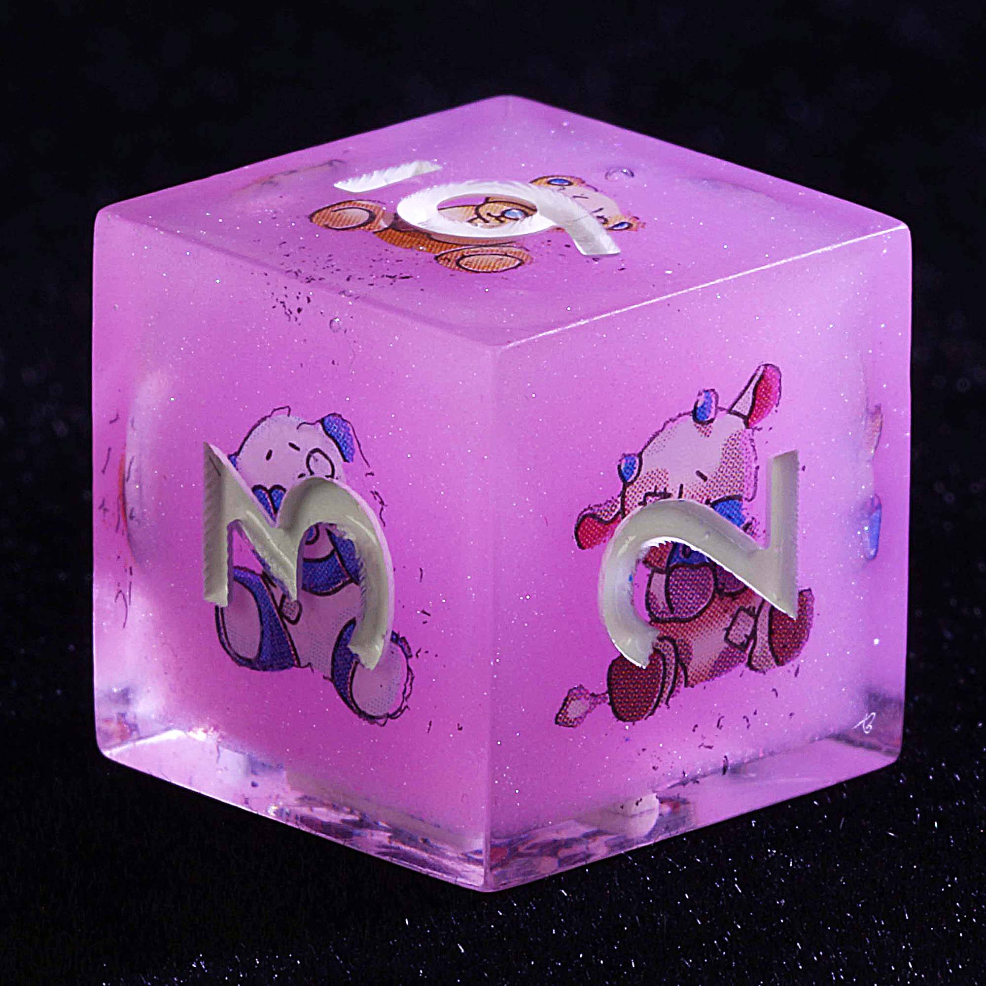 9 Polyhedral Dice DnD Set Little Cloud Therapy - Dice of Dragons