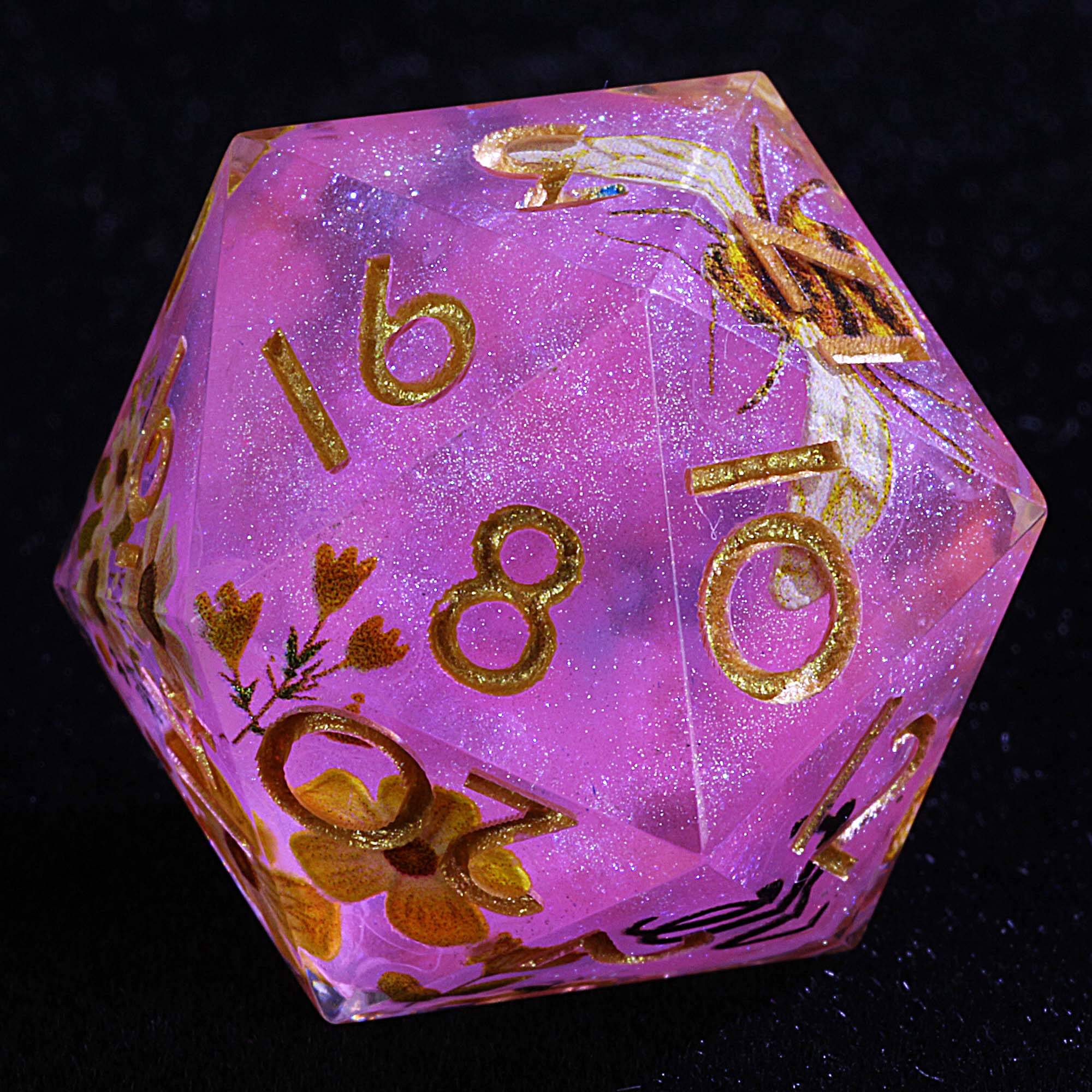 9 Polyhedral DnD Sets of Dice Honeycomb Daydream - Dice of Dragons