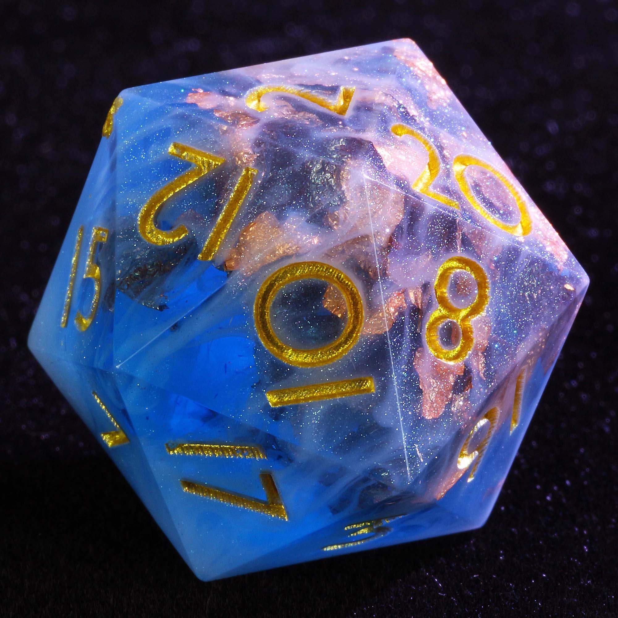 9 Polyhedral D&D Dice Sets Cloud Palace of Sky Dragon - Dice of Dragons