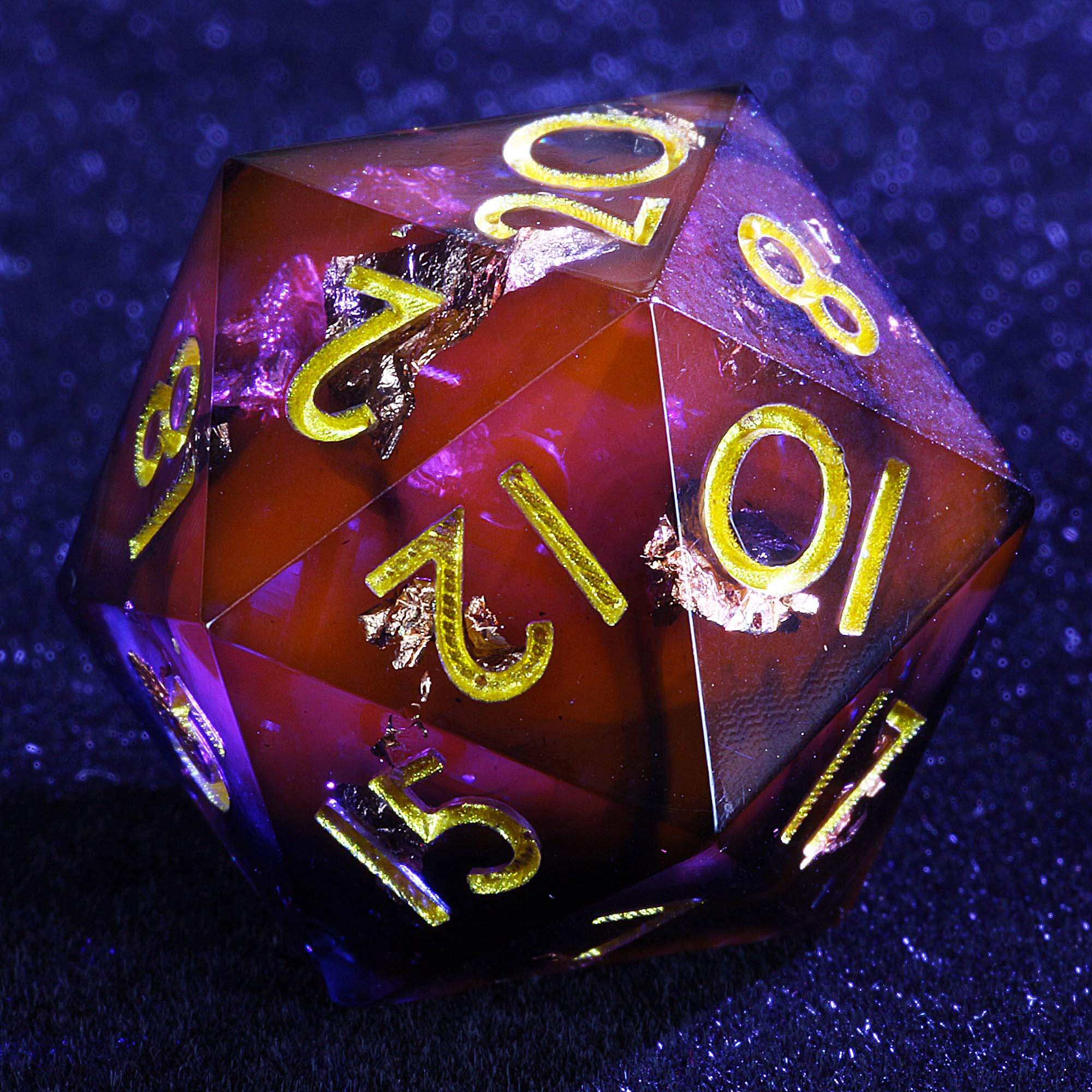 9 Polyhedral DnD Dice Set Dragon Tomb Sacred Relics - Dice of Dragons