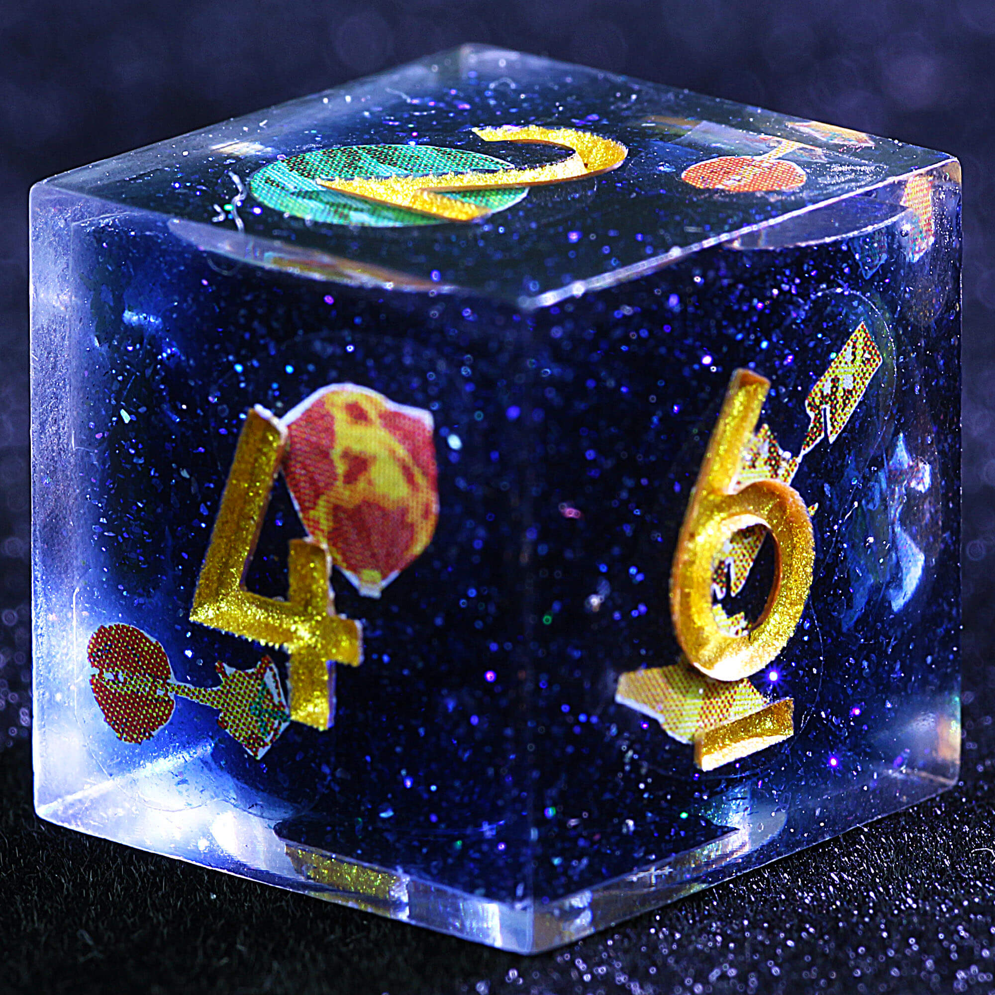 9 Polyhedral Resin D and D Dice Sets Outer Wilds - Dice of Dragons