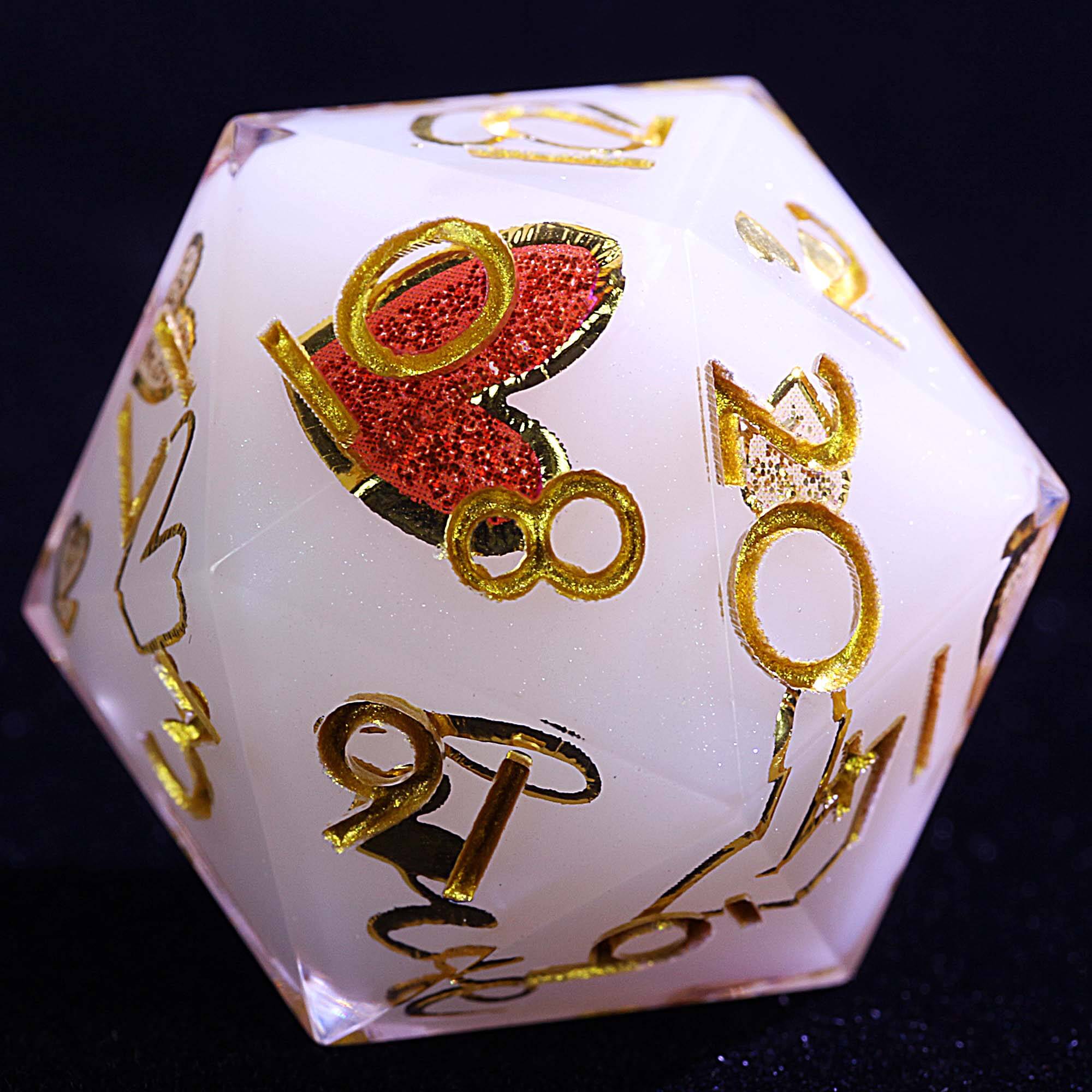 9 Polyhedral Resin Sets DD Dice Vow of Passion - Dice of Dragons