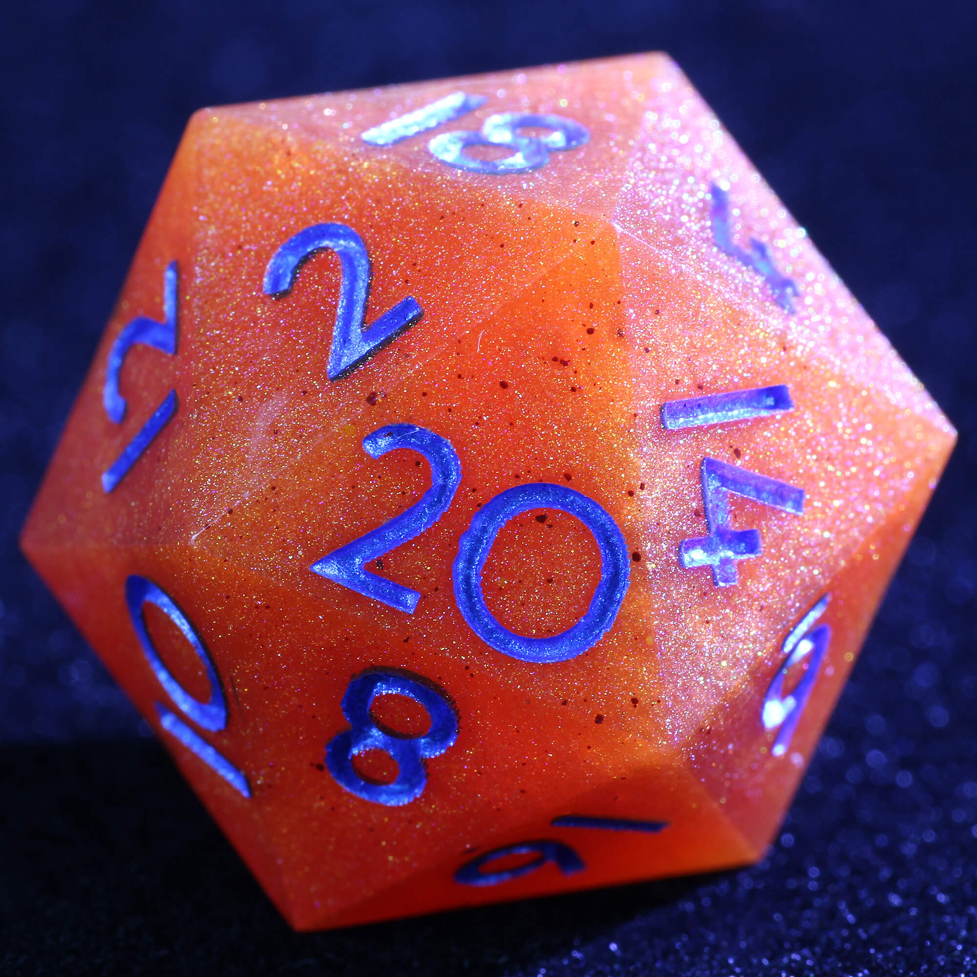 9 Polyhedral Resin Sets Dice DD Ember Aurora - Dice of Dragons