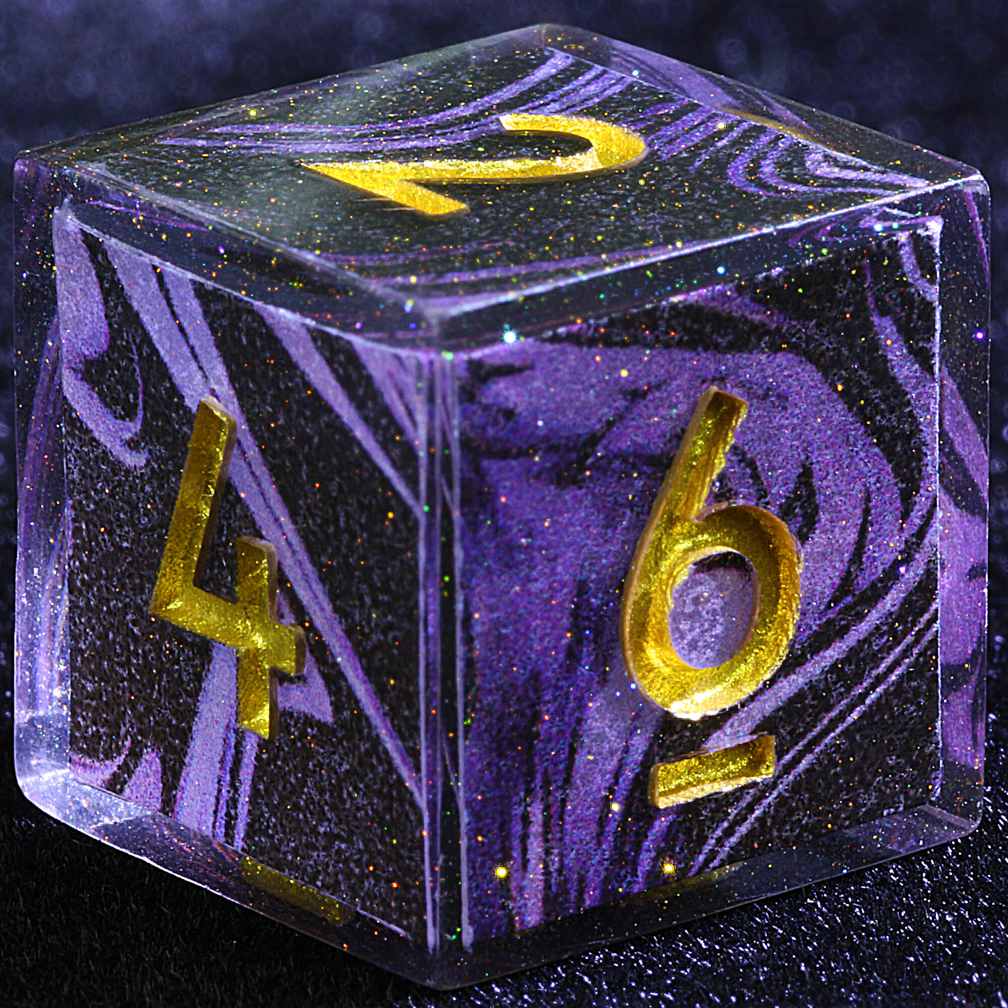 9 Polyhedral Resin Sets D and D Dice Arcane Nebula