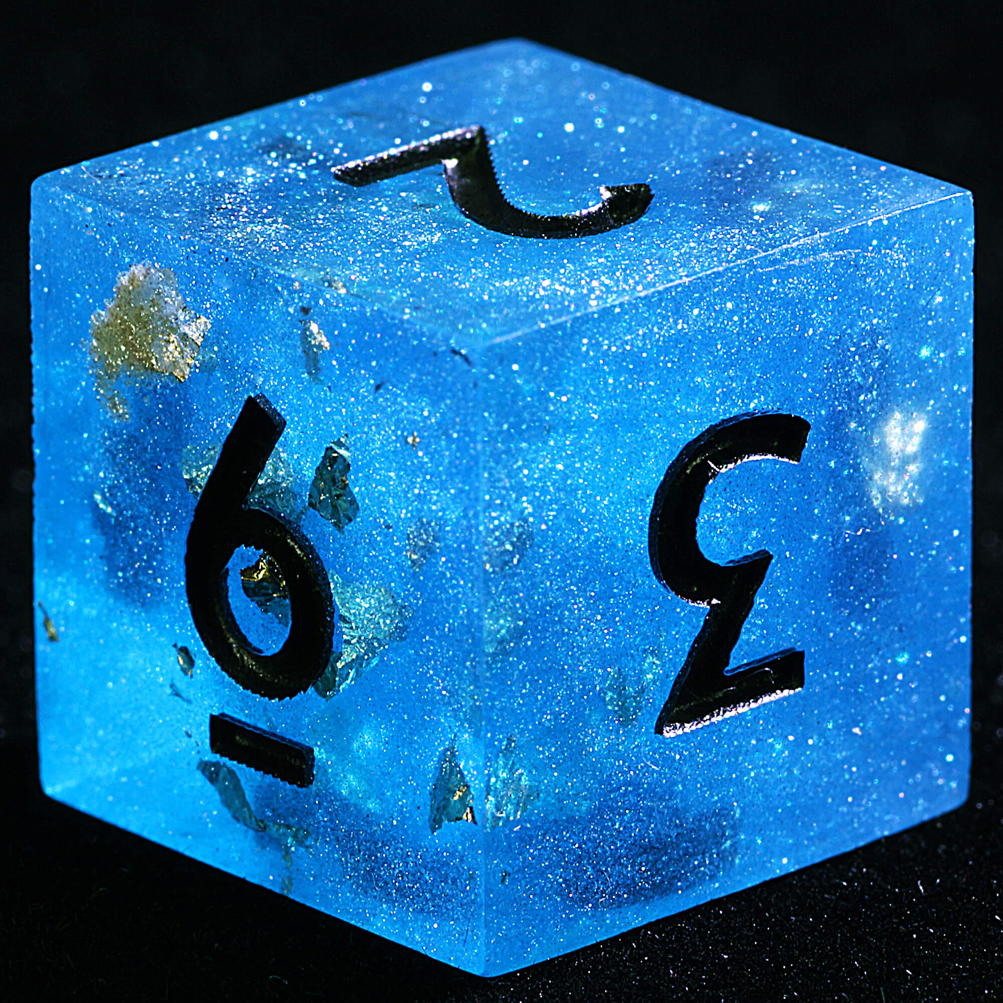 9 Polyhedral Resin Sets DD Dice Lake Gold Dust - Dice of Dragons