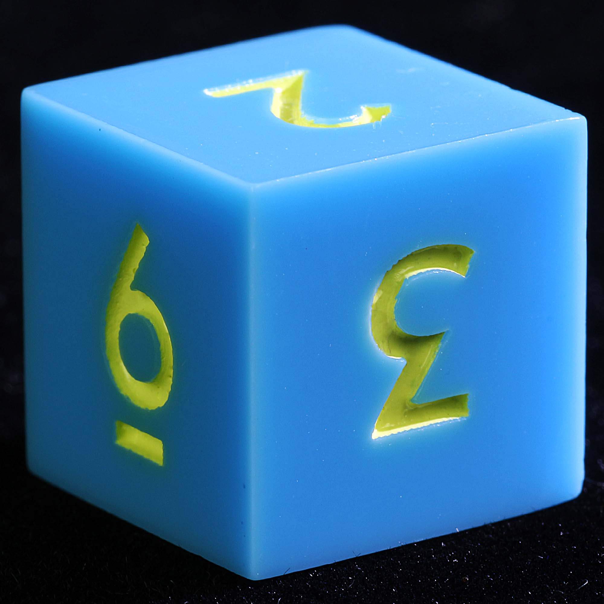 9 Polyhedral Resin Sets DnD Dice Cerulean Feather Cry - Dice of Dragons