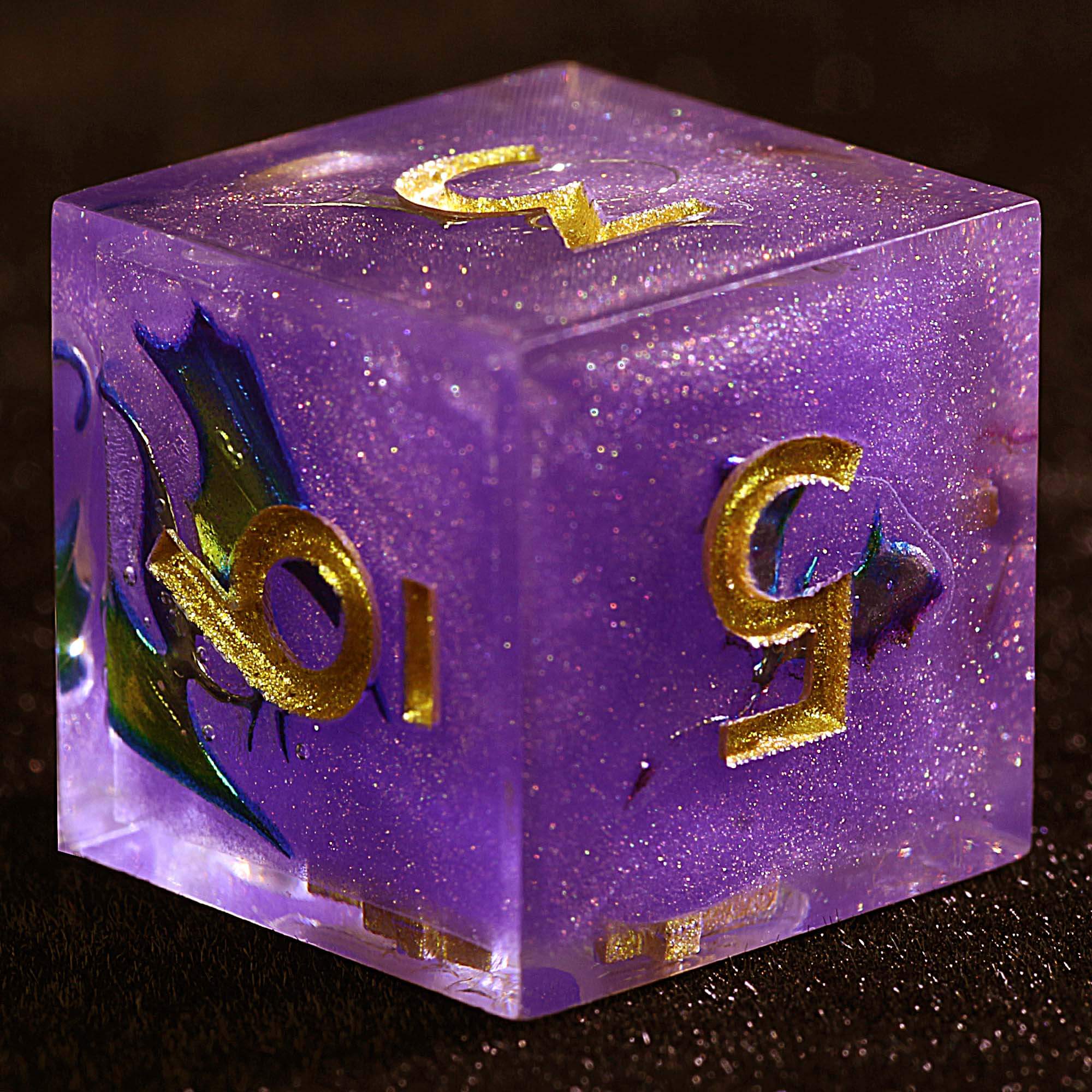 9 Polyhedral Resin Sets of Dice DnD Wyverns vs Dragons - Dice of Dragons