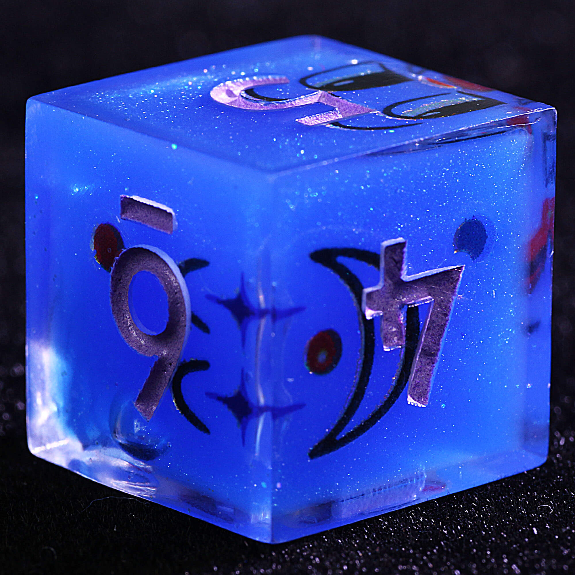 9 Polyhedral Resin DD Dice Sets Happy Joker - Dice of Dragons