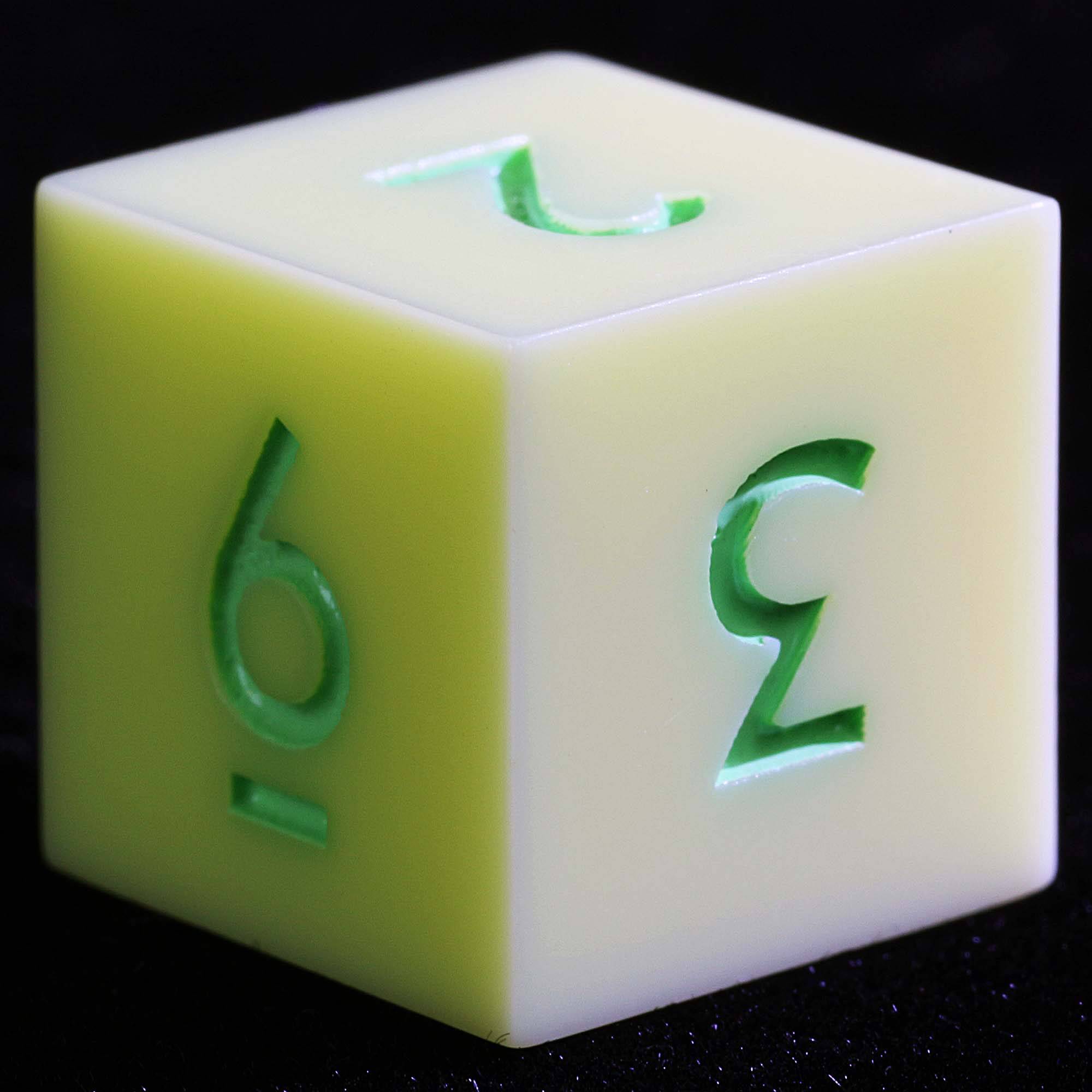9 Polyhedral Resin Dice D and D Sets Honey Dawn Petal - Dice of Dragons