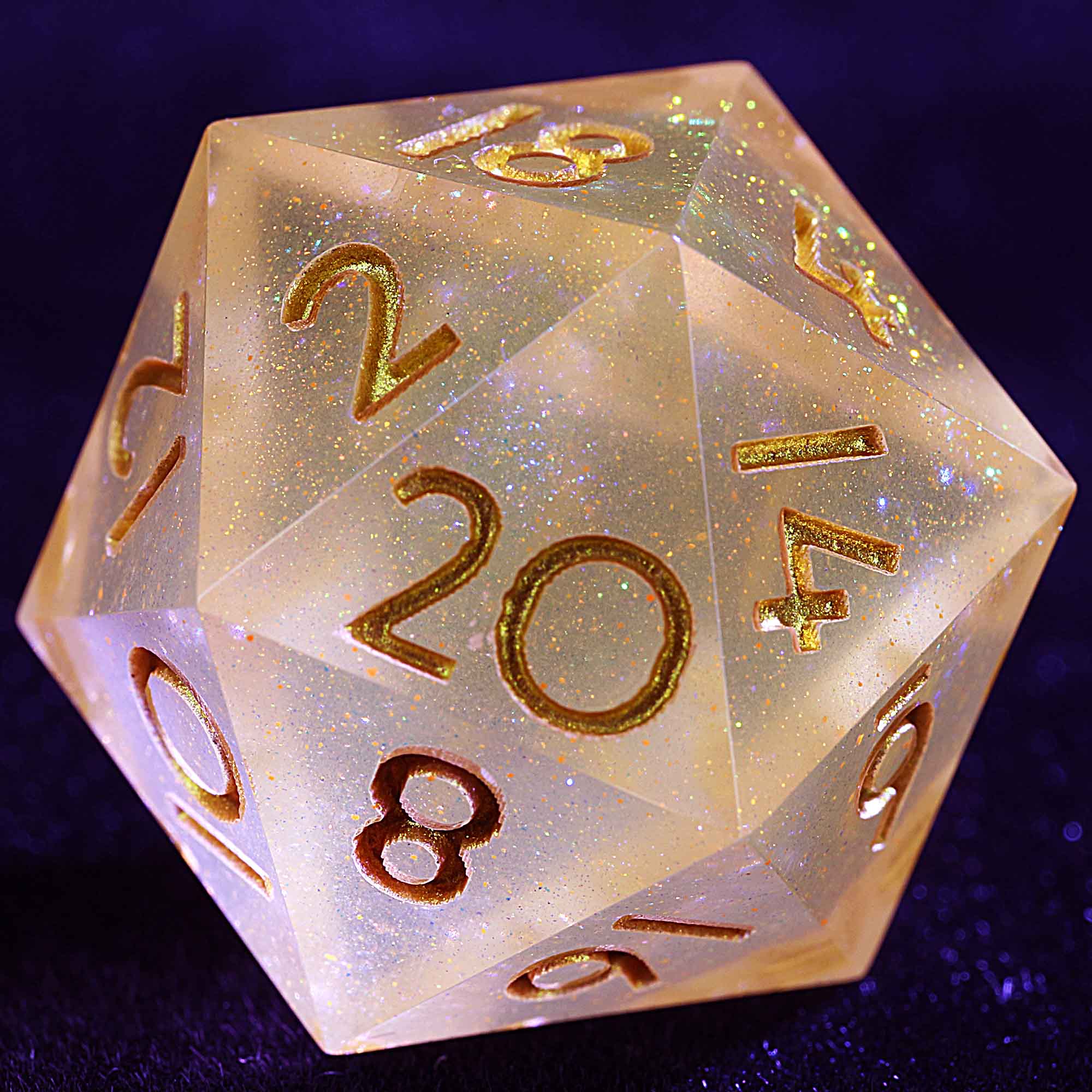 9 Polyhedral Resin Dice Sets D and D Prisma Shift Mirage