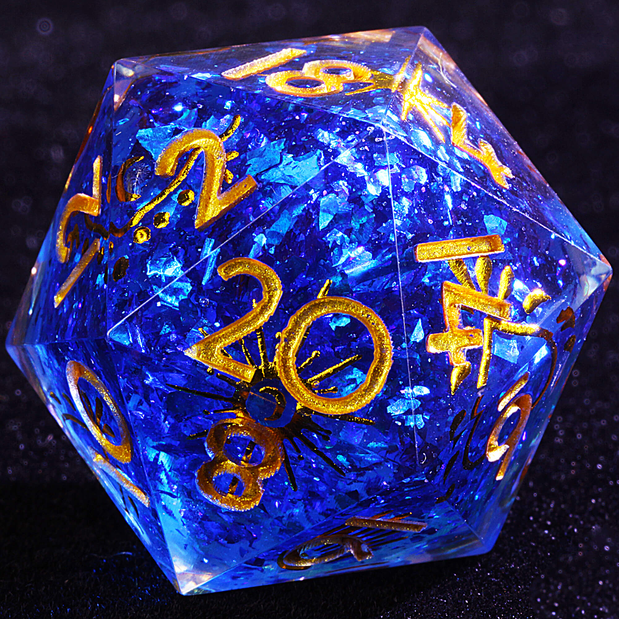 9 Polyhedral Resin Dice Sets D and D Star Oracle